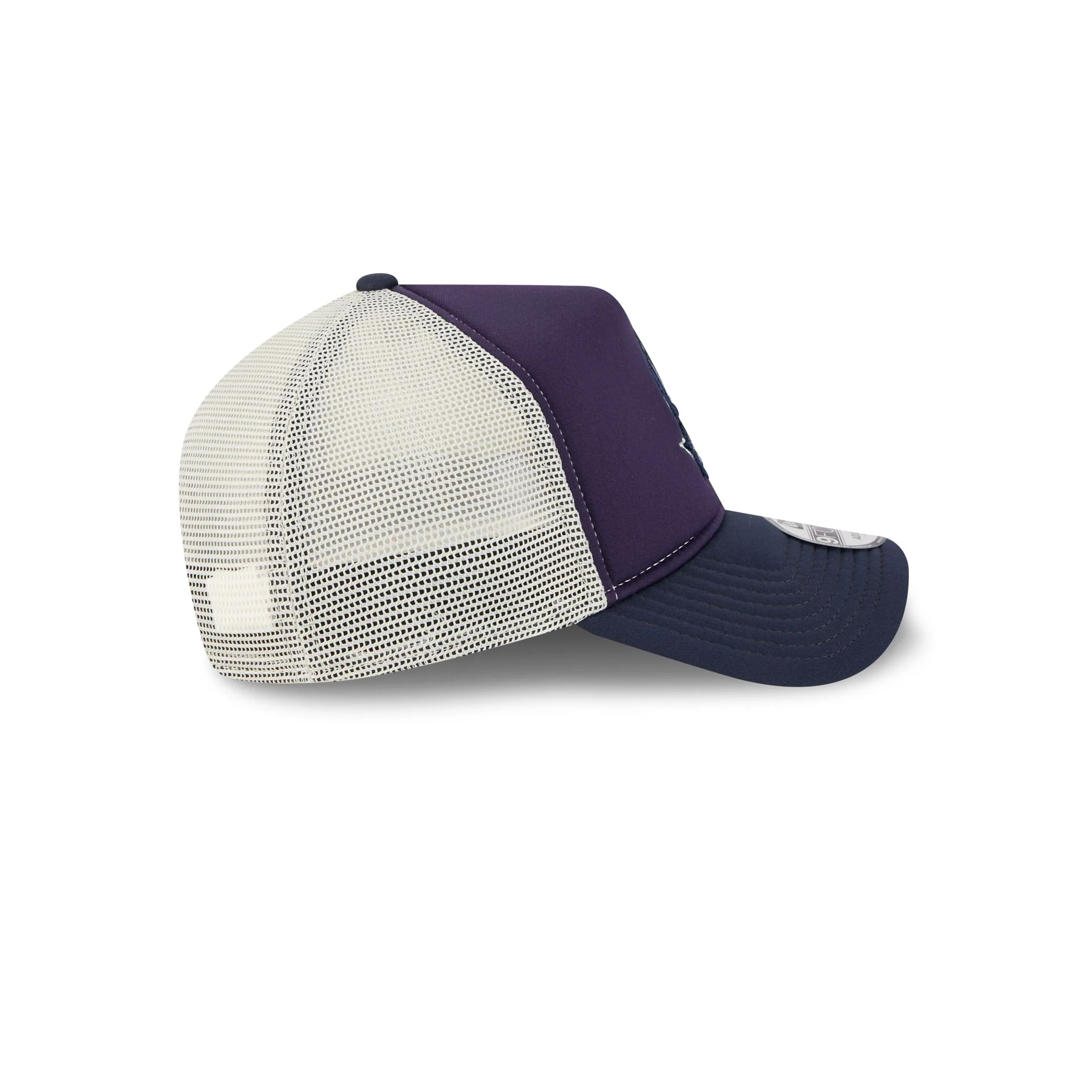 San Antonio Spurs Navy Purple 9FORTY A-Frame Trucker Hat
