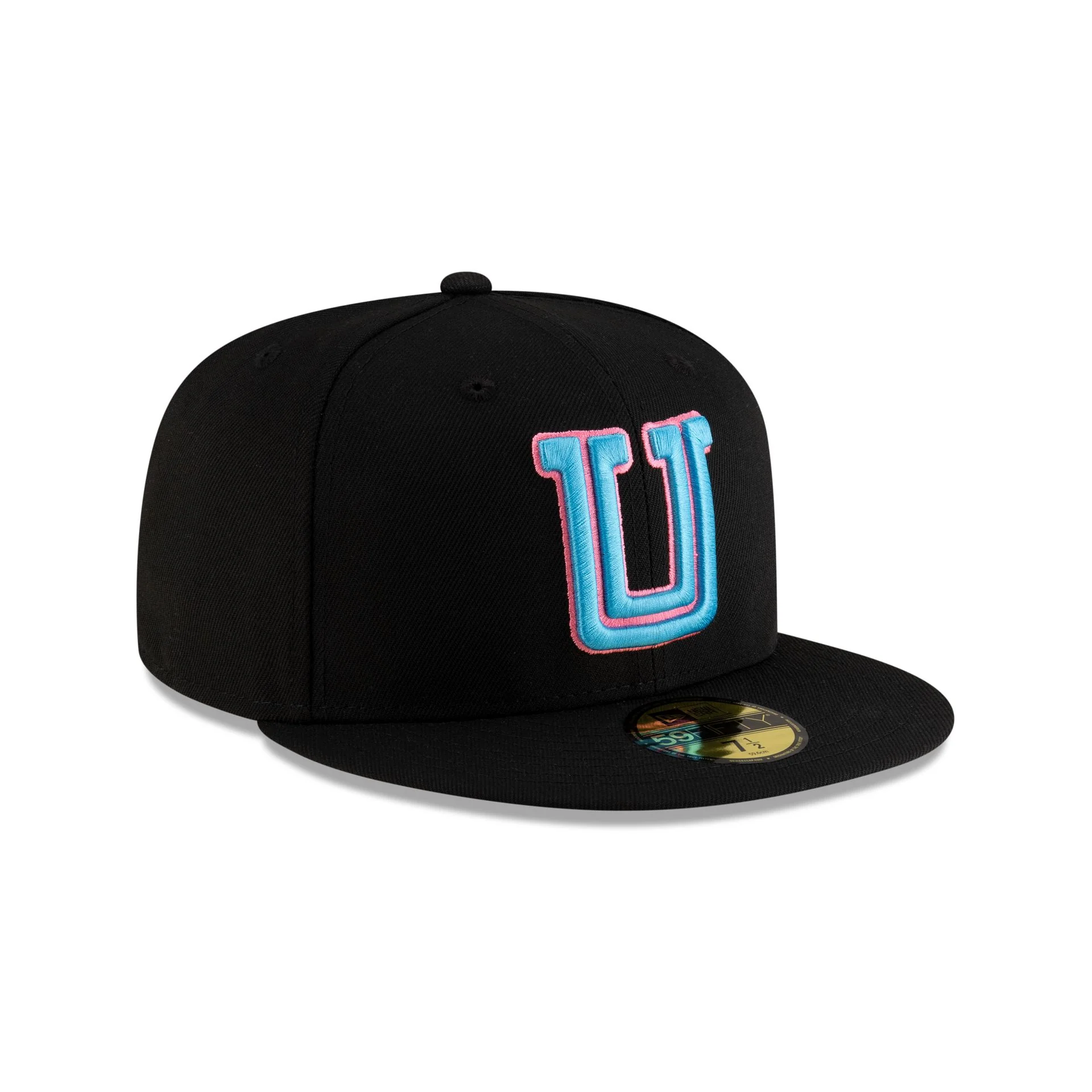 Club Tigres UANL Black Neon 59FIFTY Fitted Hat
