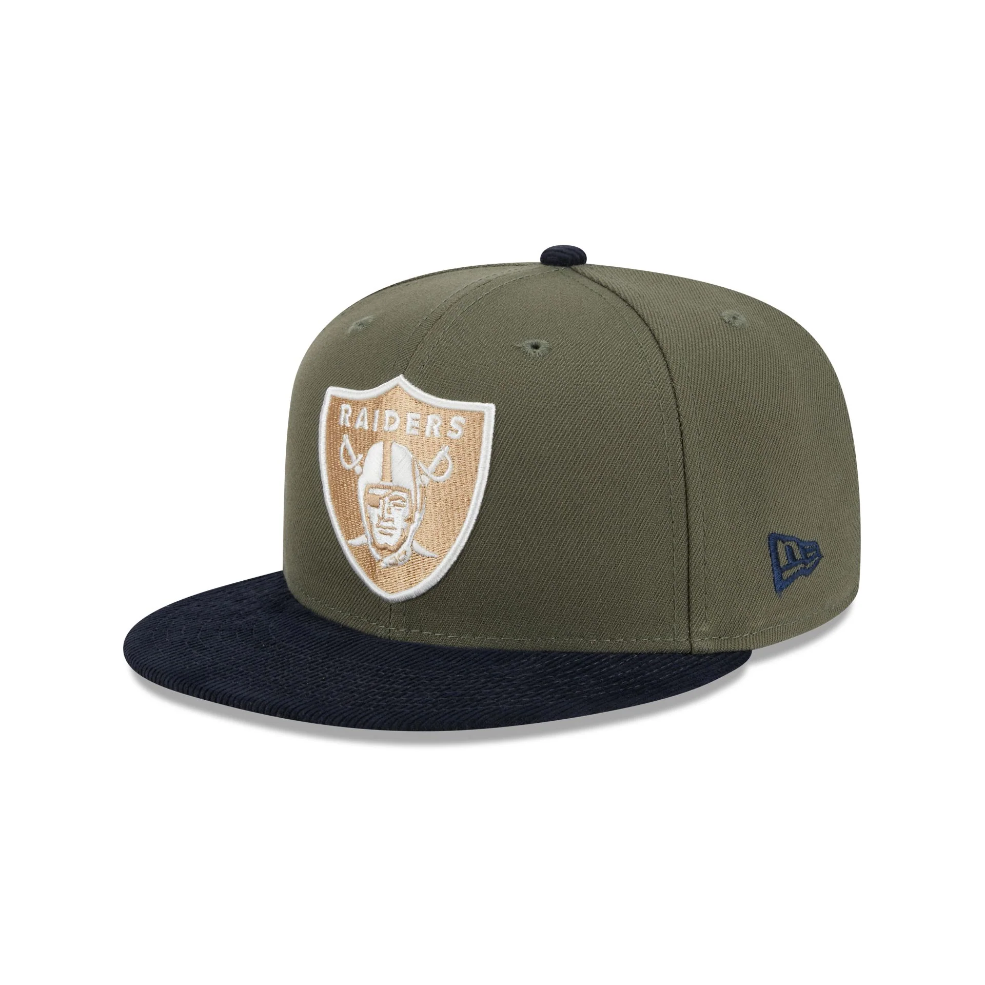 Las Vegas Raiders Olive Green 59FIFTY Fitted Hat
