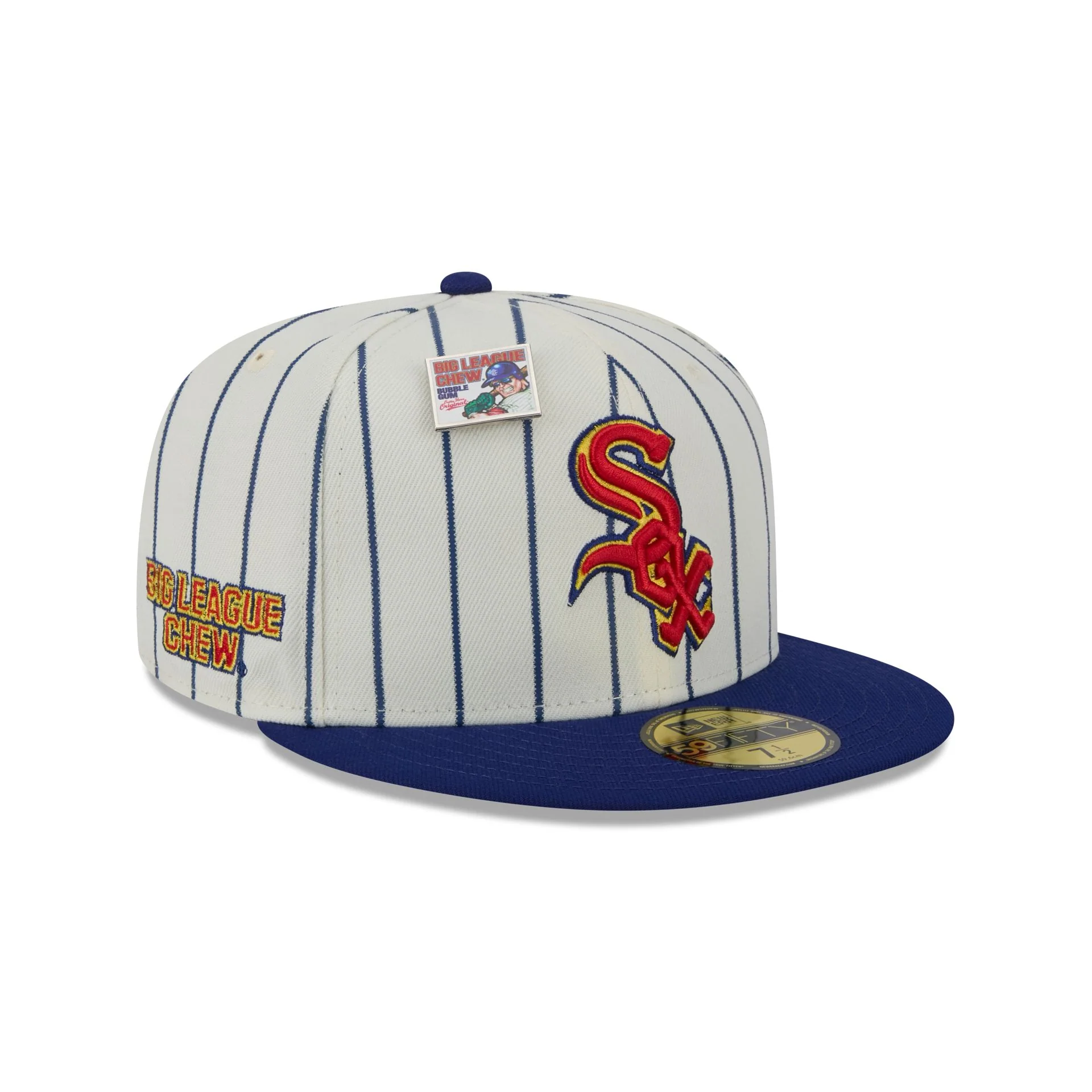 Big League Chew X Chicago White Sox Pinstripe 59FIFTY Fitted Hat
