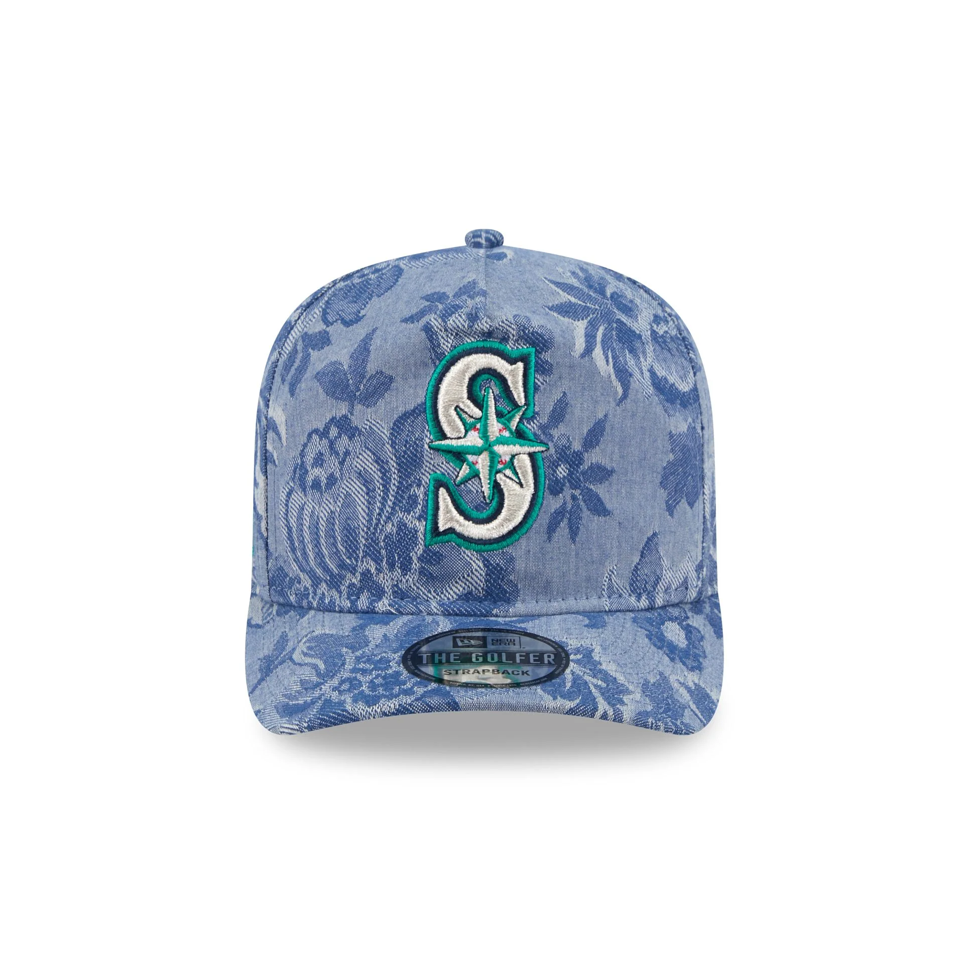 Seattle Mariners Denim Jacquard Golfer Hat