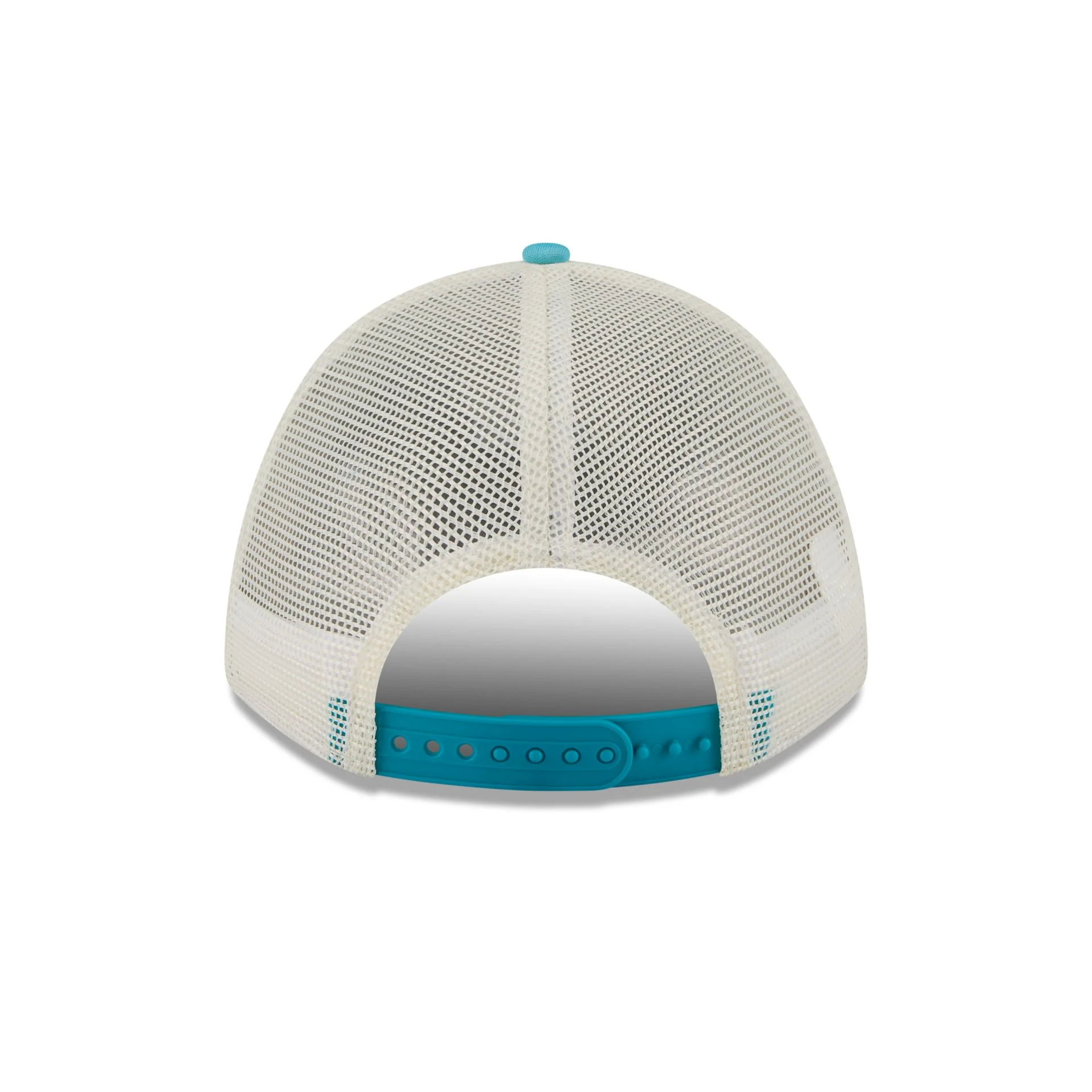 Miami Dolphins Chrome Arch 9FORTY M-Crown A-Frame Trucker Hat