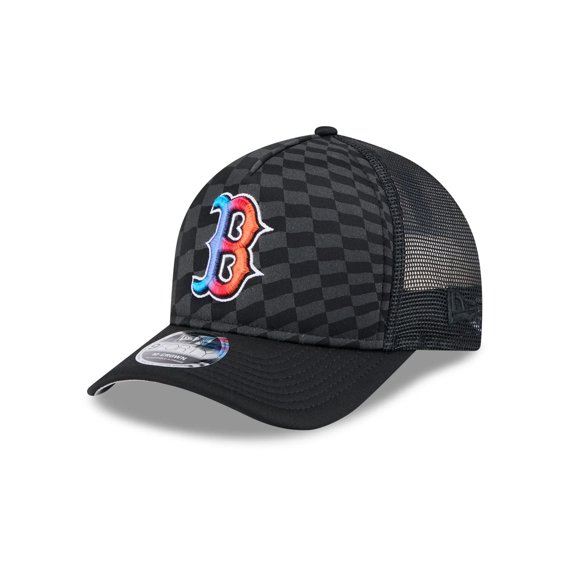Boston Red Sox Gradient Raceway 9FORTY M-Crown A-Frame Trucker Hat