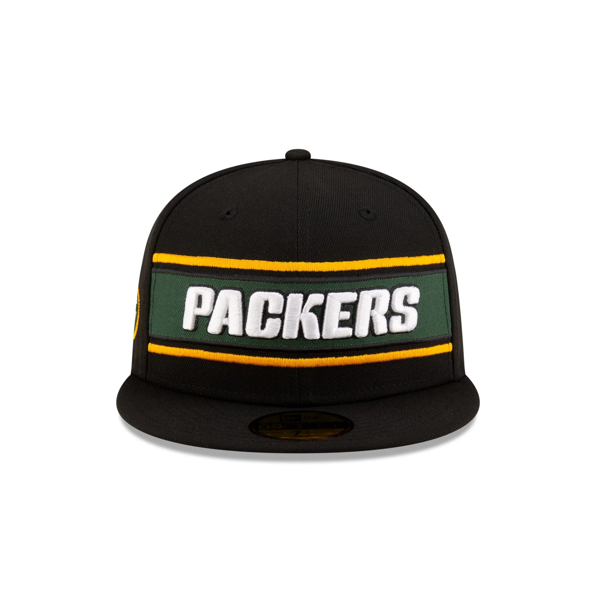 Green Bay Packers 2024 Sideline Black 59FIFTY Fitted Hat