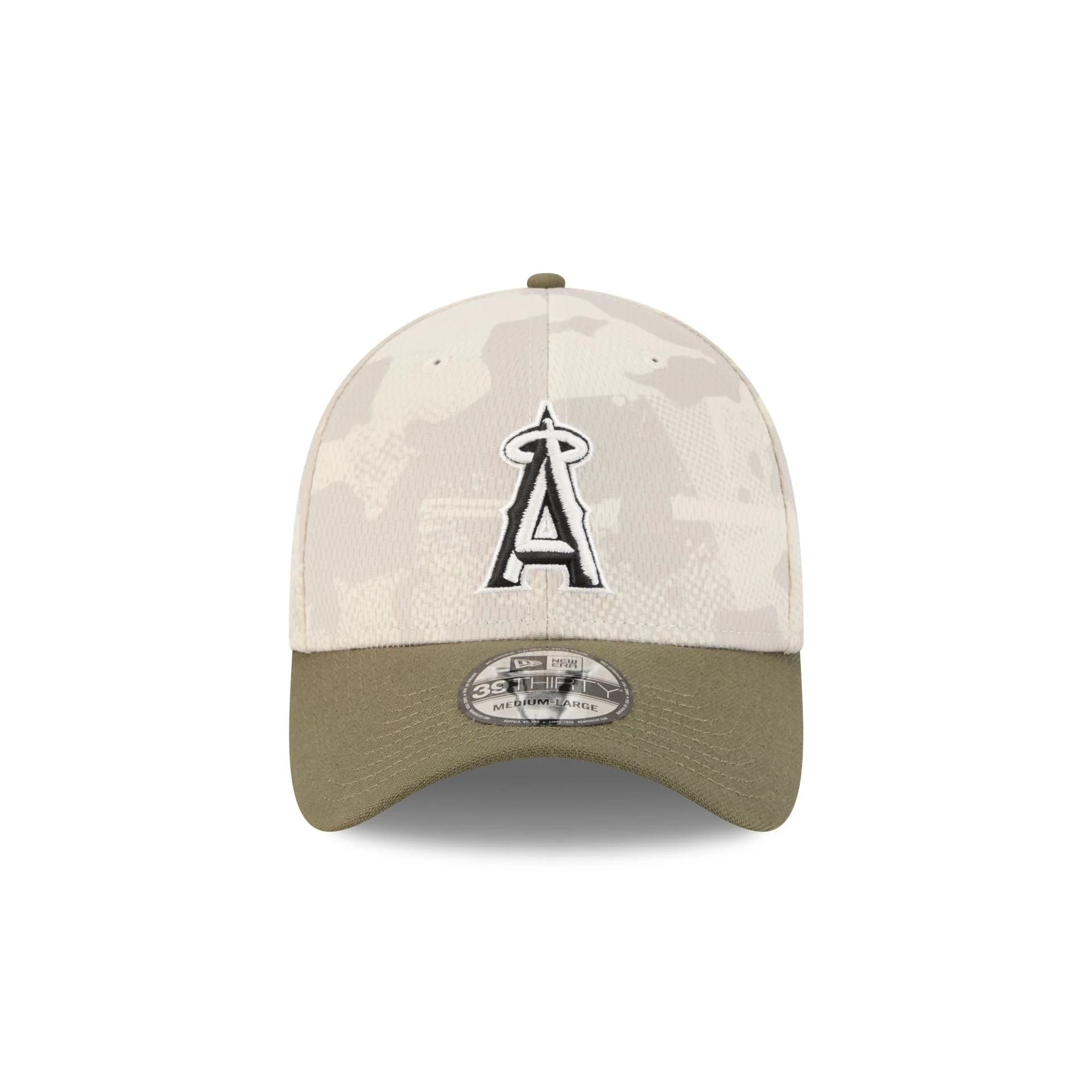 Los Angeles Angels Armed Forces Day 2025 39THIRTY Stretch Fit Hat