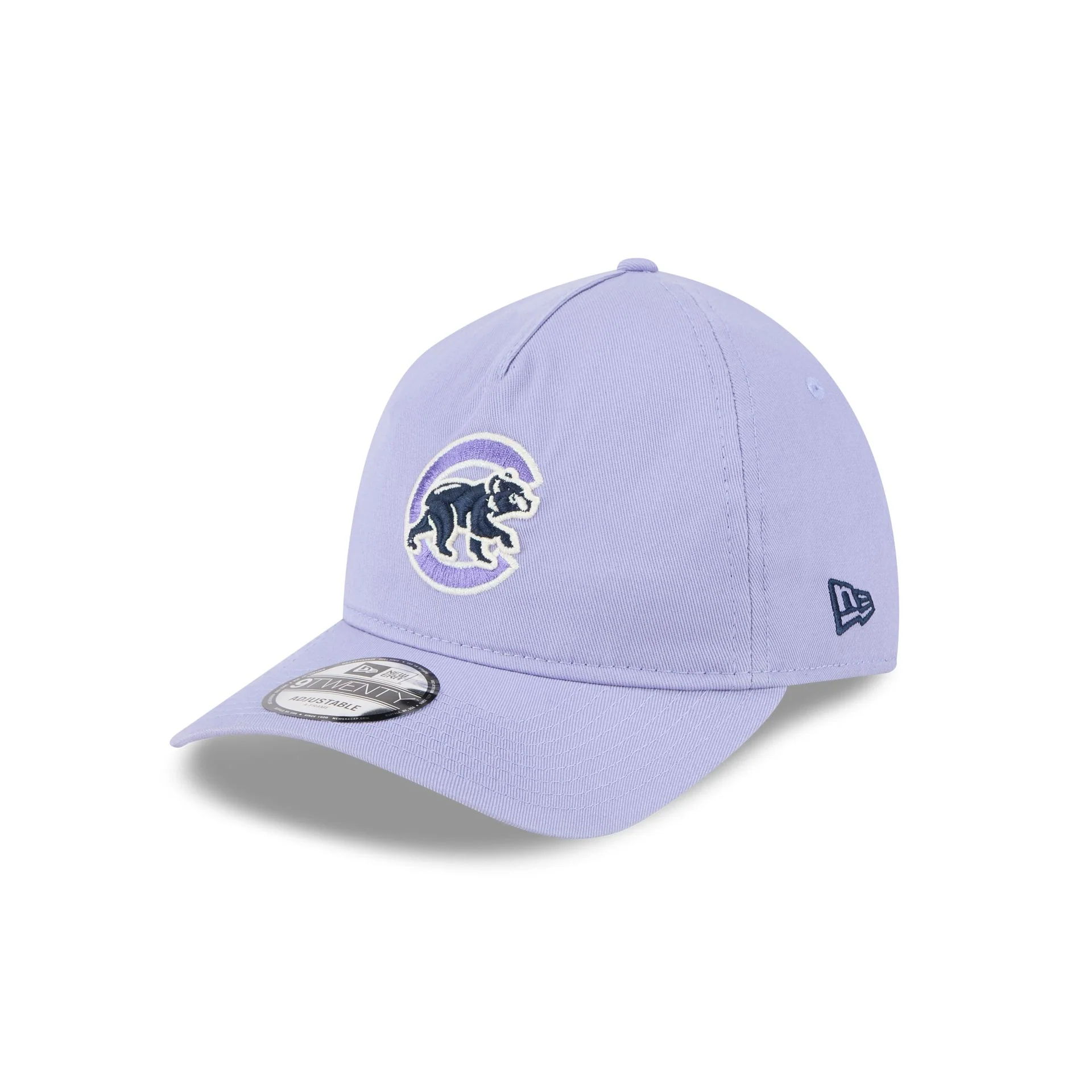 Chicago Cubs Lavender 9TWENTY A-Frame Adjustable Hat