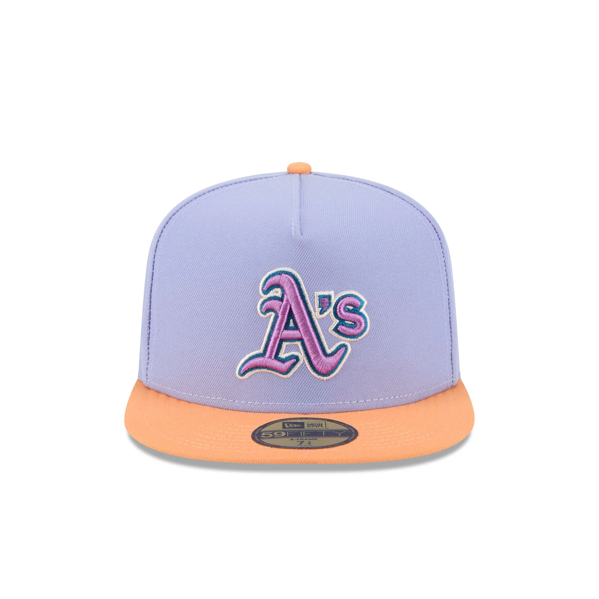 Athletics Lavender 59FIFTY A-Frame Fitted Hat