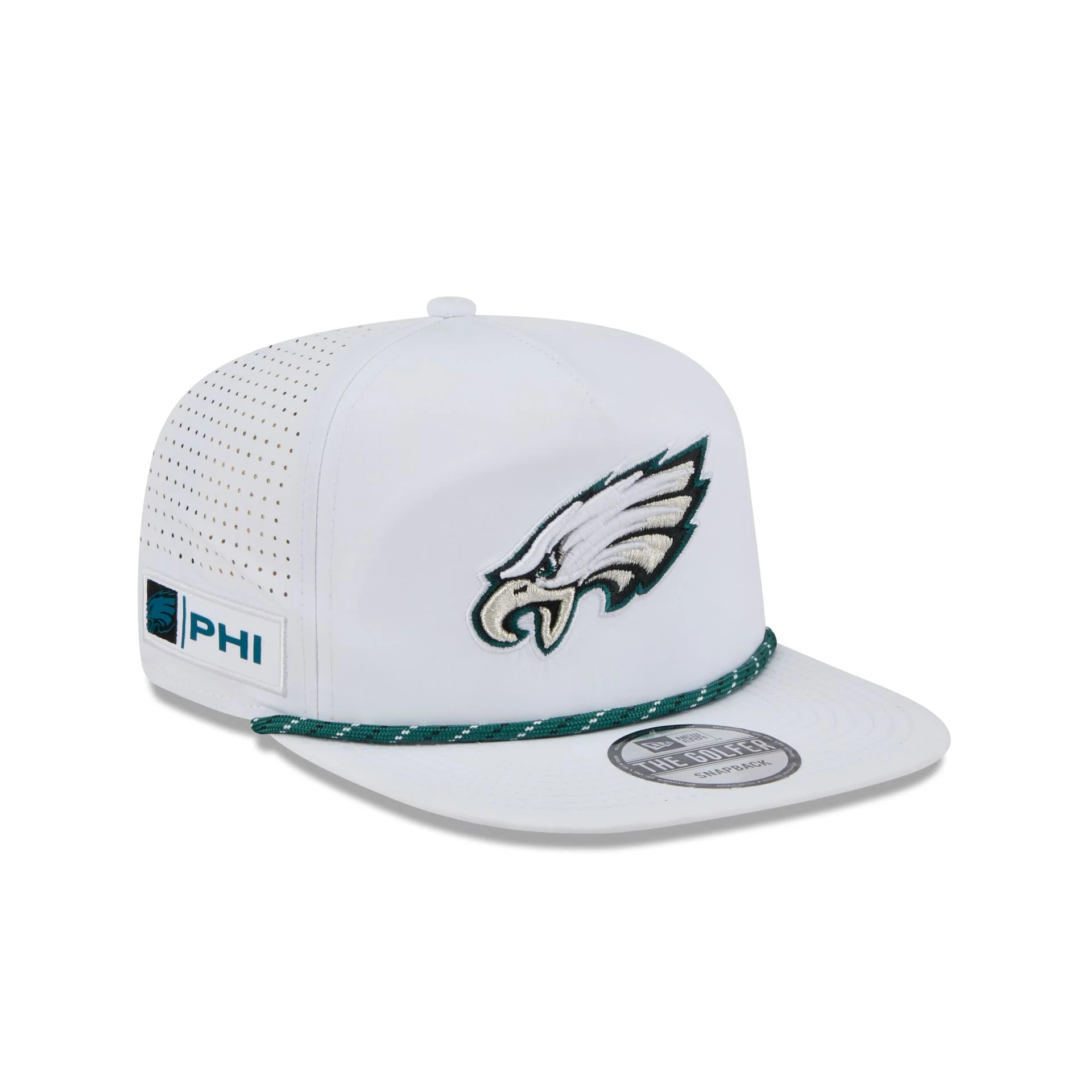Philadelphia Eagles Optic White Performance Rope Golfer Hat