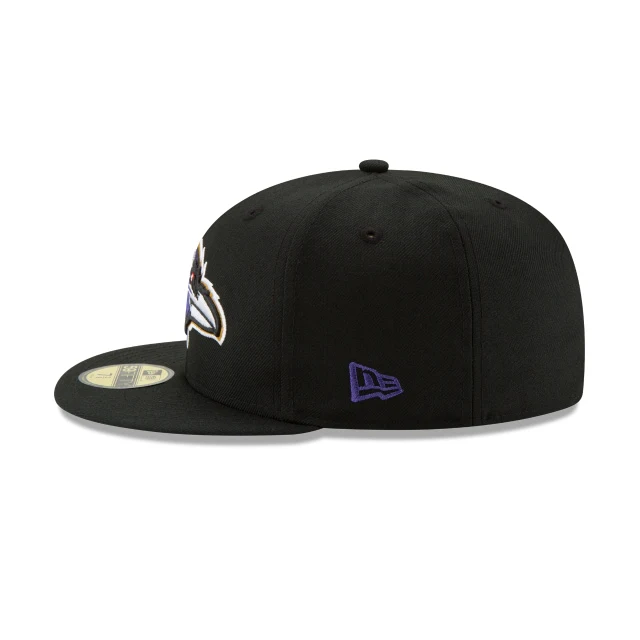 Baltimore Ravens Black 59FIFTY Fitted Hat