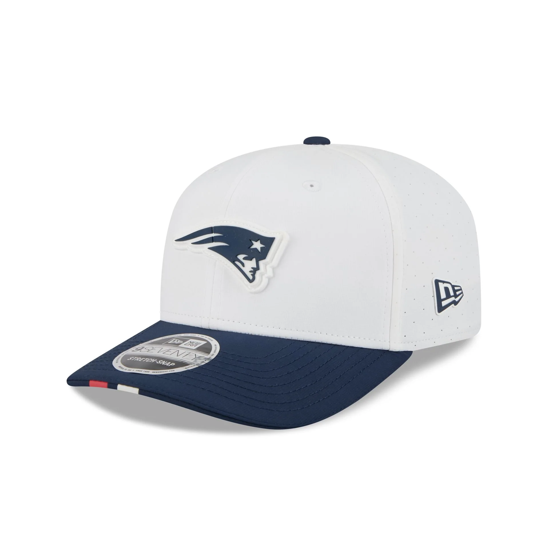 New England Patriots 2025 Training 9SEVENTY Stretch-Snap Hat