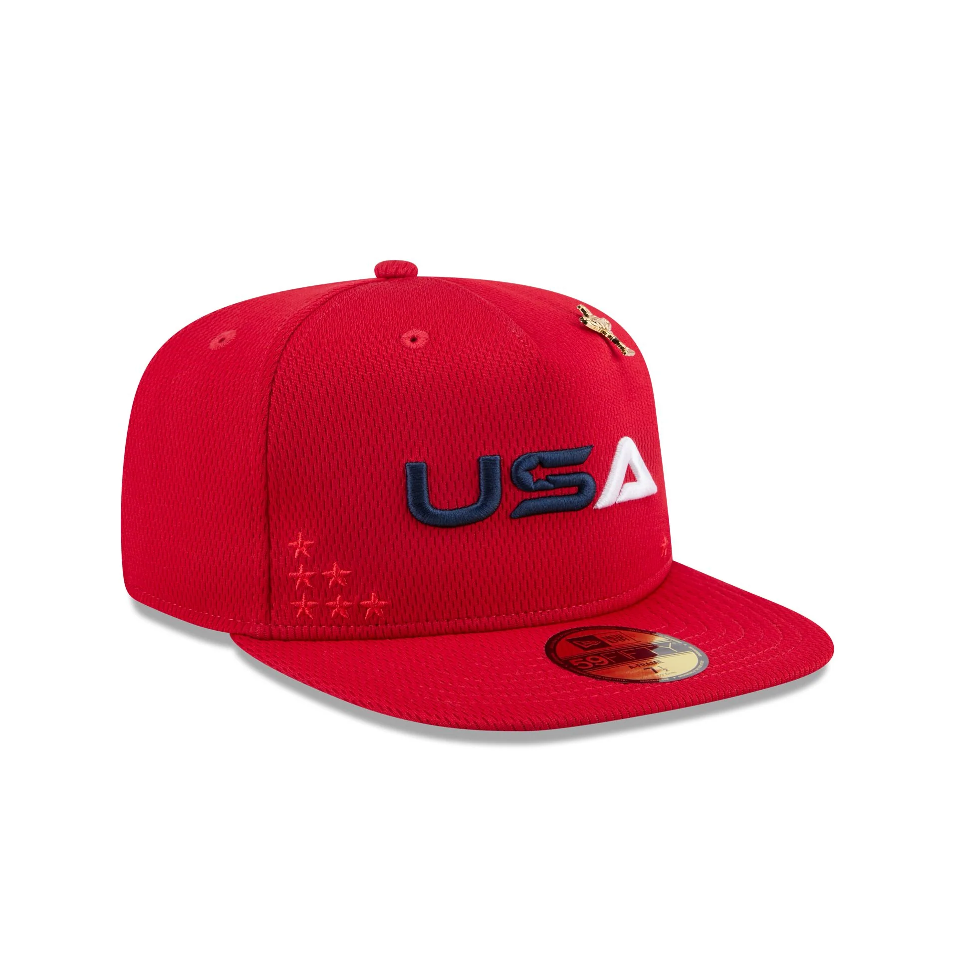 2025 Ryder Cup Team USA Red 59FIFTY A-Frame Fitted Hat