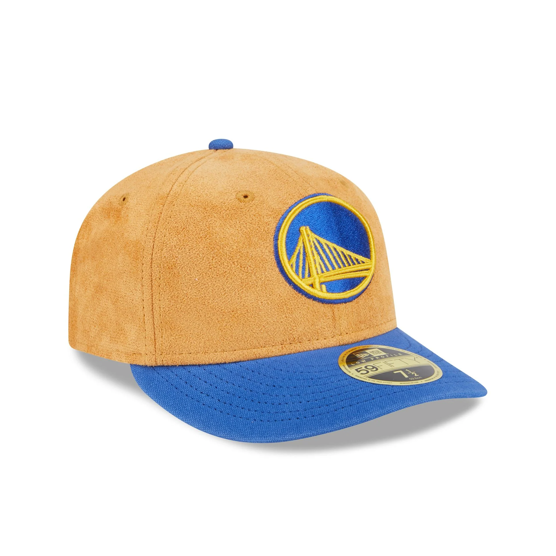 Golden State Warriors Tan Texture Low Profile 59FIFTY Fitted Hat