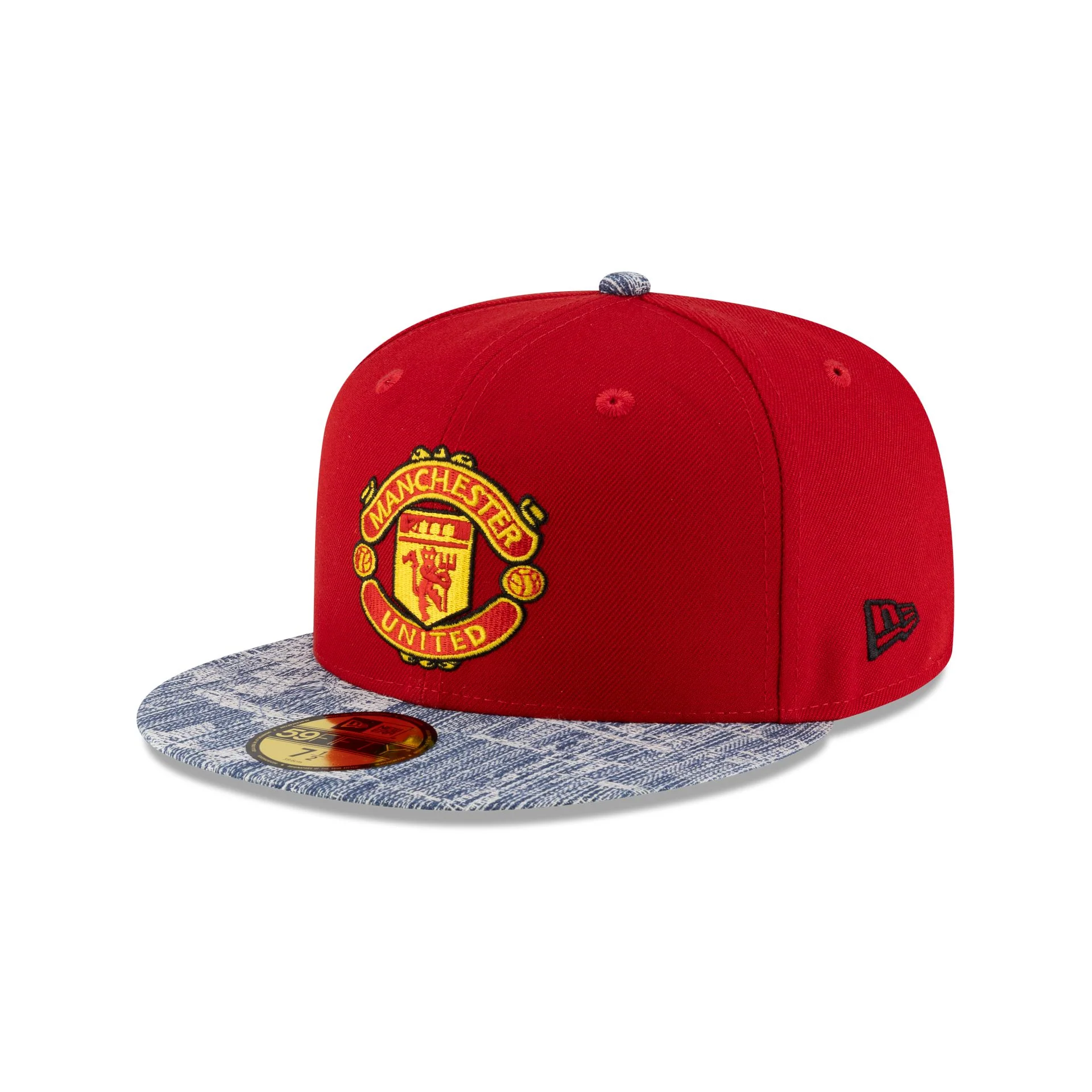 Manchester United FC Red Denim 59FIFTY Fitted Hat