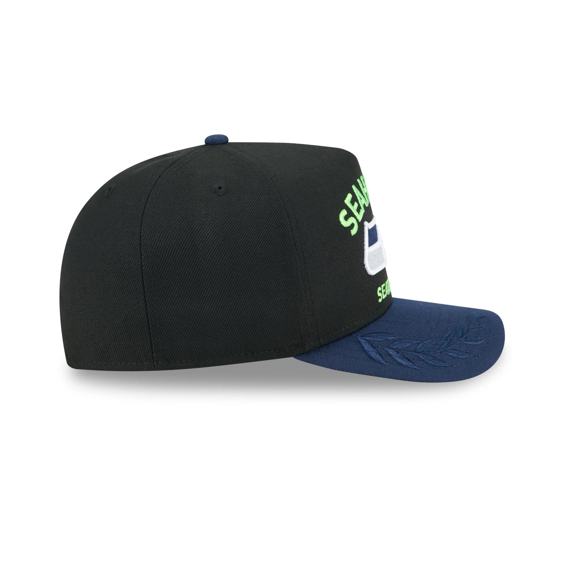Seattle Seahawks 2025 Draft Black 59FIFTY A-Frame Fitted Hat