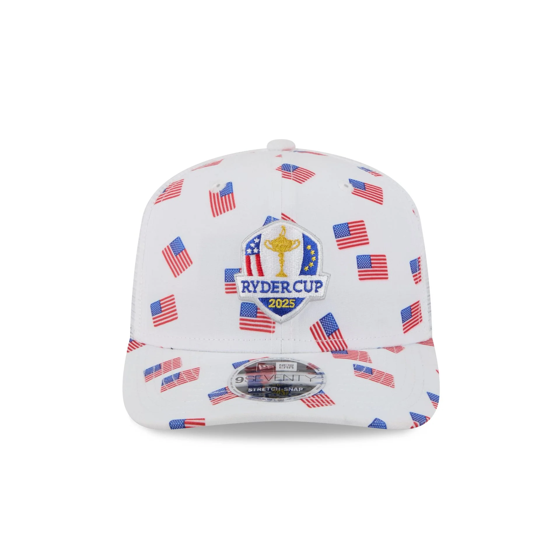2025 Ryder Cup Flag Pattern 9SEVENTY Trucker Hat
