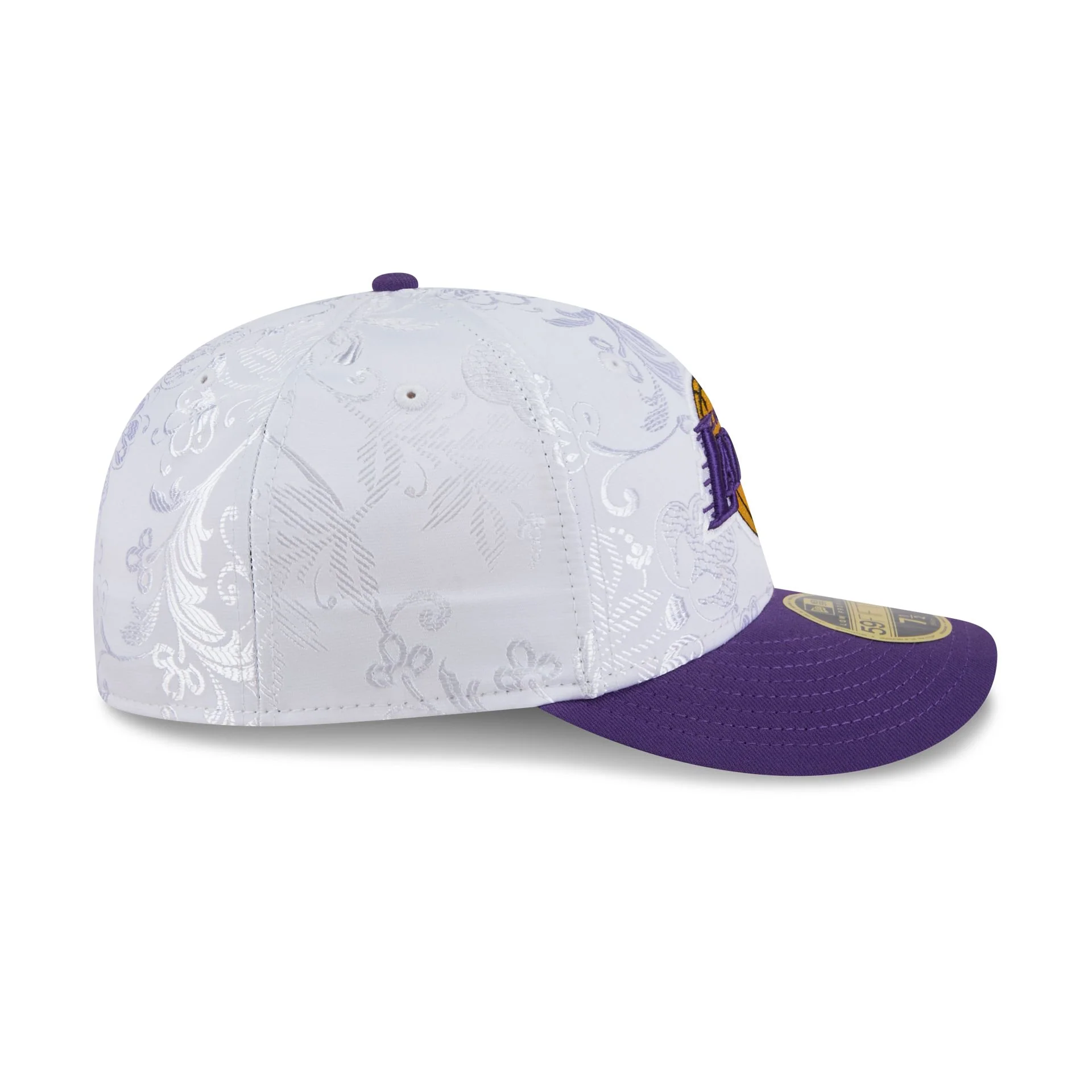 Los Angeles Lakers Floral Shine Low Profile 59FIFTY Fitted Hat