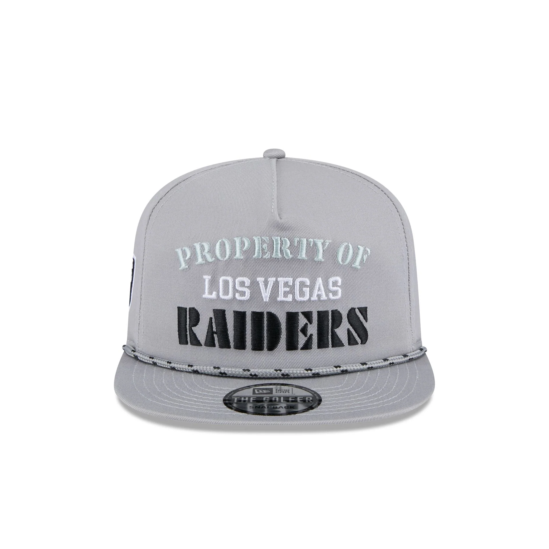 Las Vegas Raiders Vintage Gray Rope Golfer Hat
