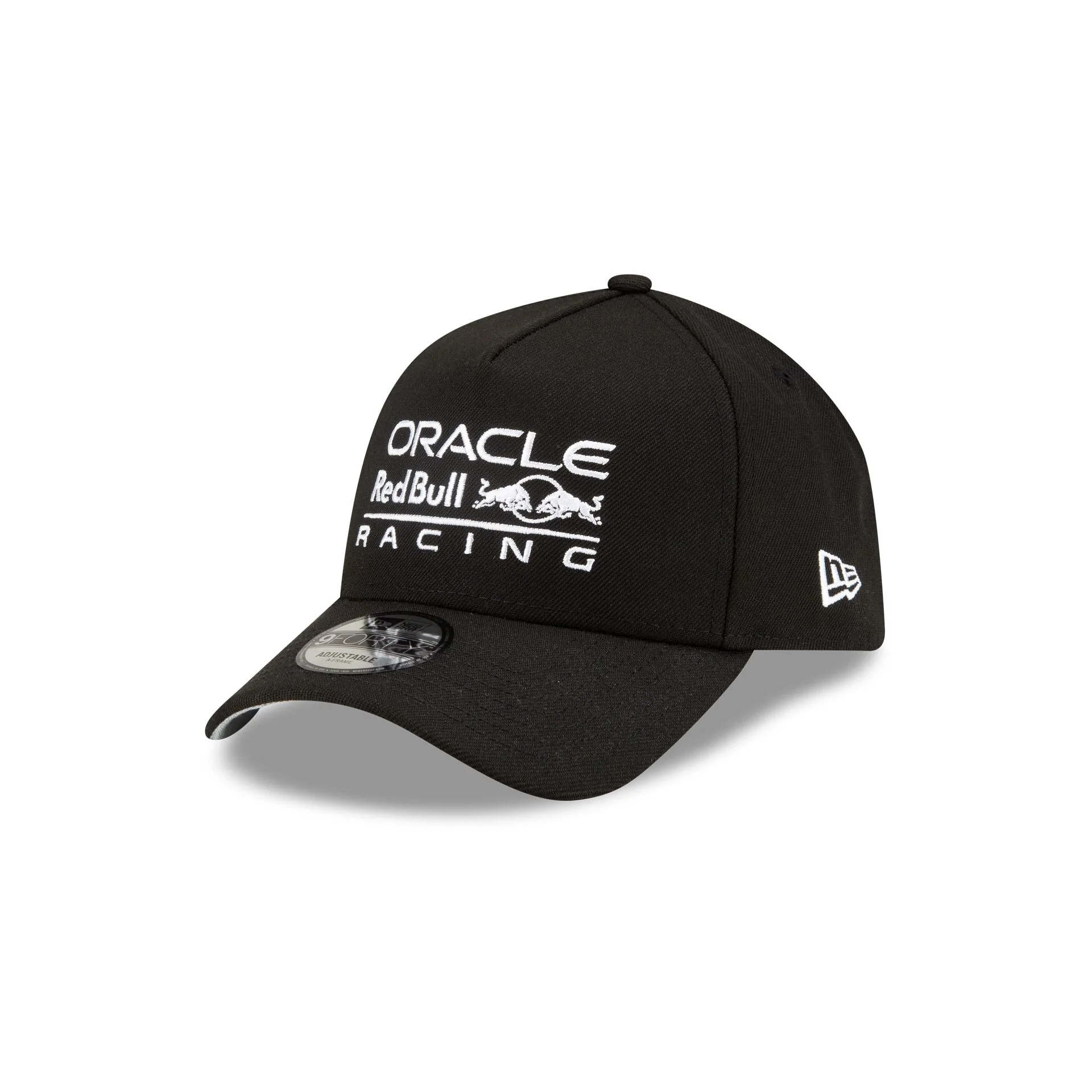 Oracle Red Bull Racing Essential White Script 9FORTY A-Frame Snapback Hat