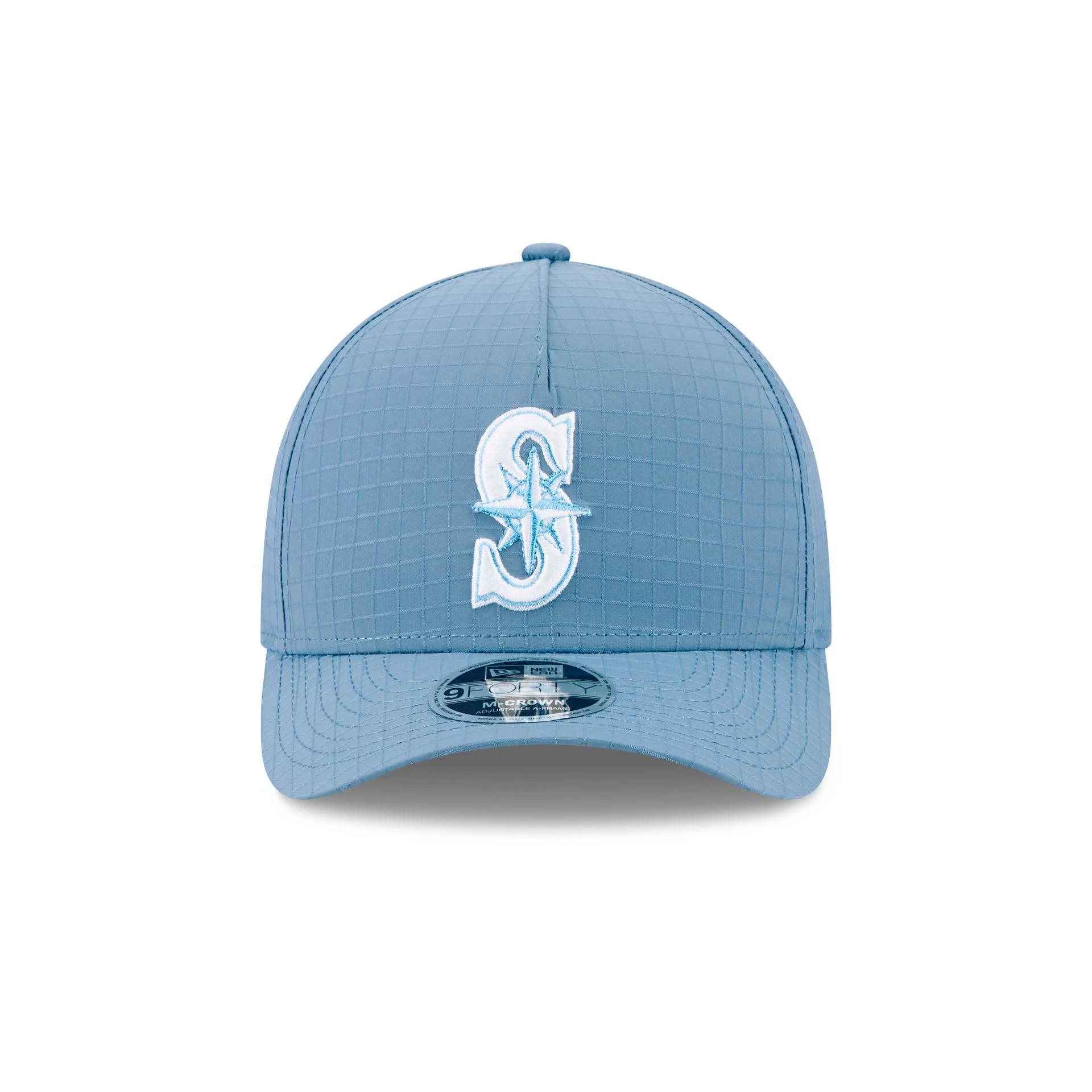 Seattle Mariners Blue Ripstop 9FORTY M-Crown A-Frame Snapback Hat