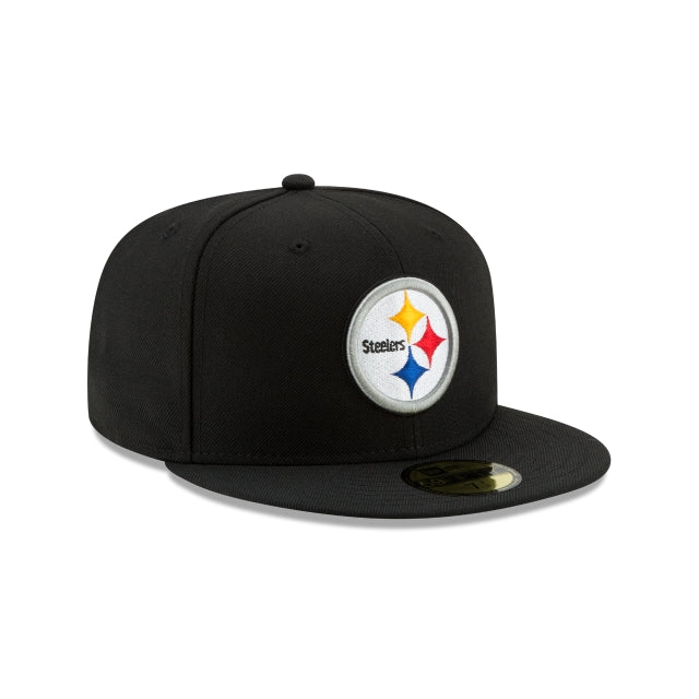 Pittsburgh Steelers Black 59FIFTY Fitted Hat