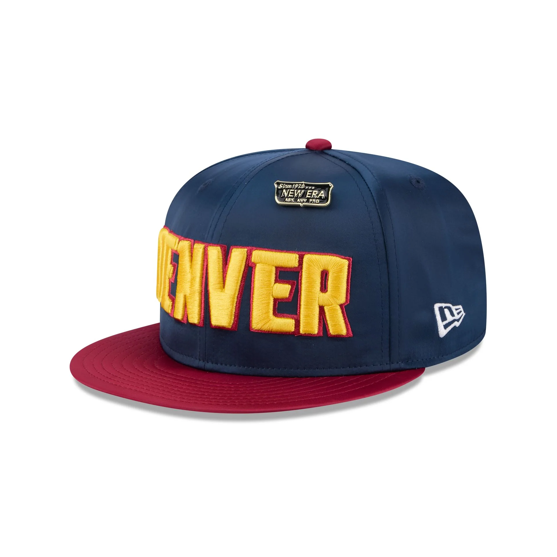 Denver Nuggets Satin Pin 9FIFTY Snapback Hat