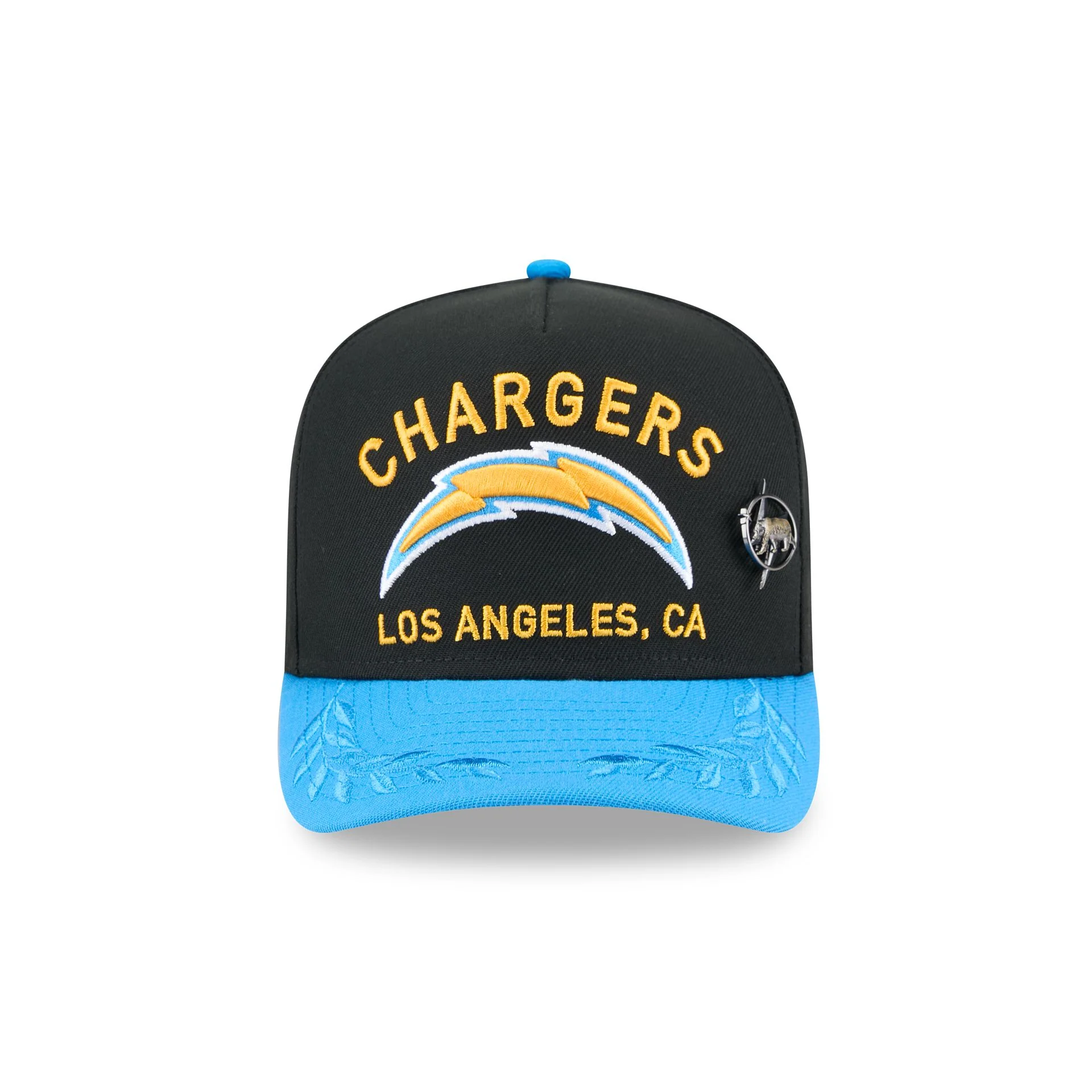 Los Angeles Chargers 2025 Draft Black 59FIFTY A-Frame Fitted Hat