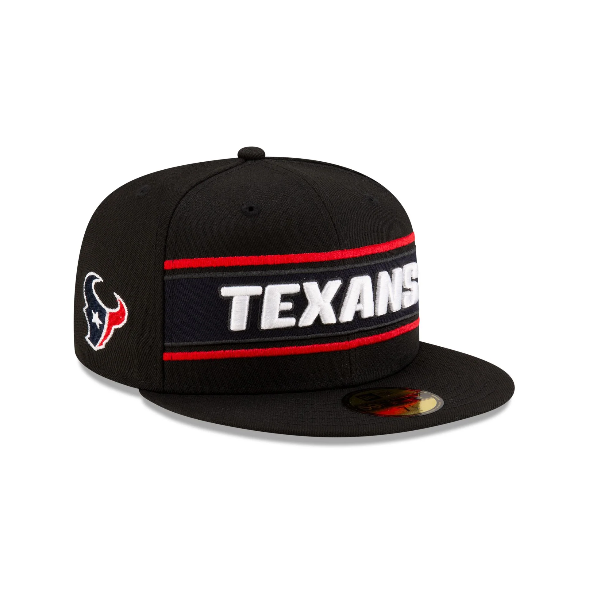 Houston Texans 2024 Sideline Black 59FIFTY Fitted Hat