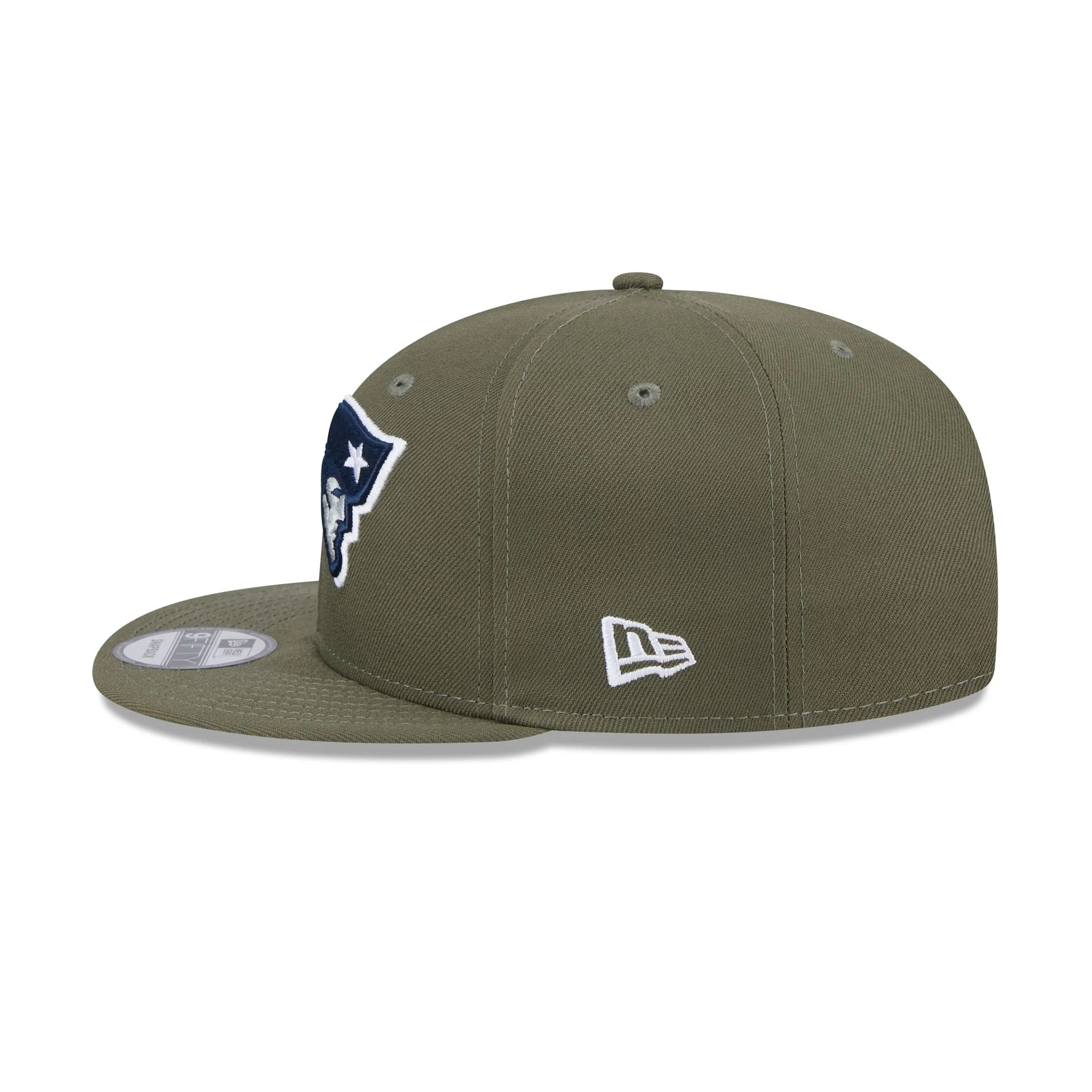 New England Patriots Olive 9FIFTY Snapback Hat