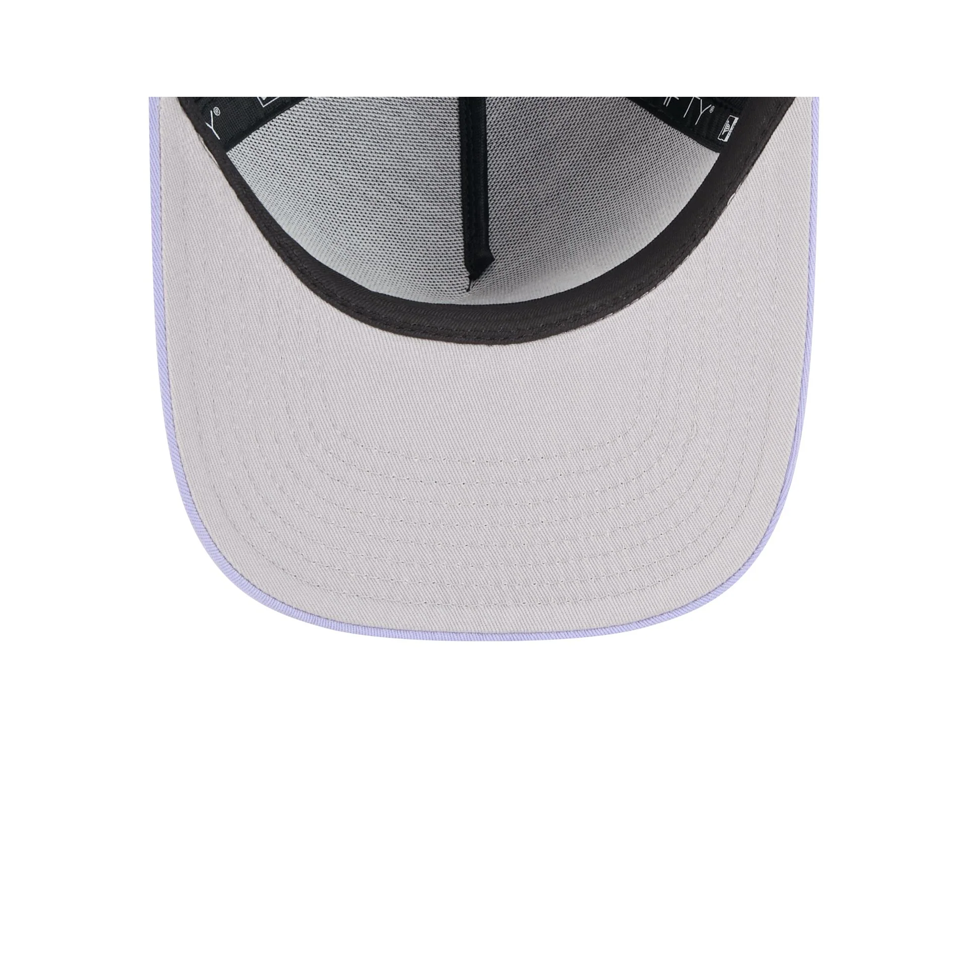 Milwaukee Bucks Navy Lavender 9FIFTY A-Frame Snapback Hat
