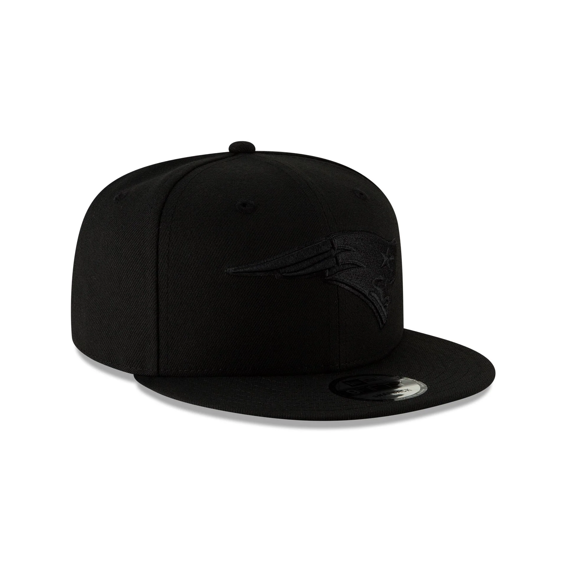 New England Patriots Basic Black on Black 9FIFTY Snapback