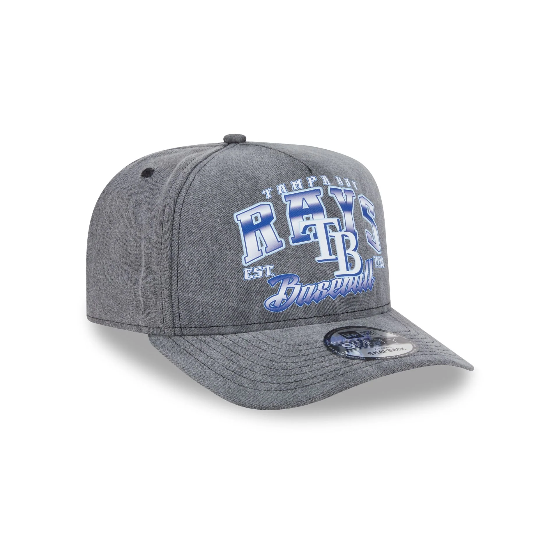 Tampa Bay Rays Washed 9FIFTY A-Frame Snapback Hat