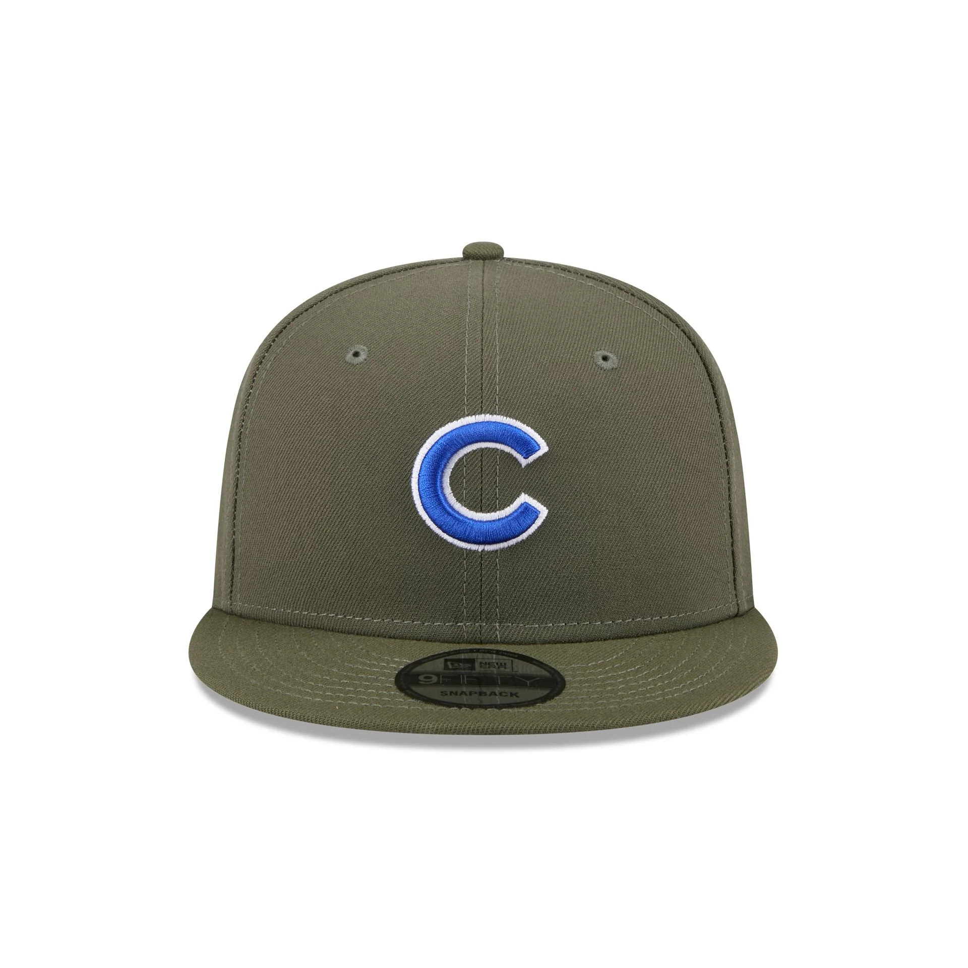 Chicago Cubs Olive 9FIFTY Snapback Hat