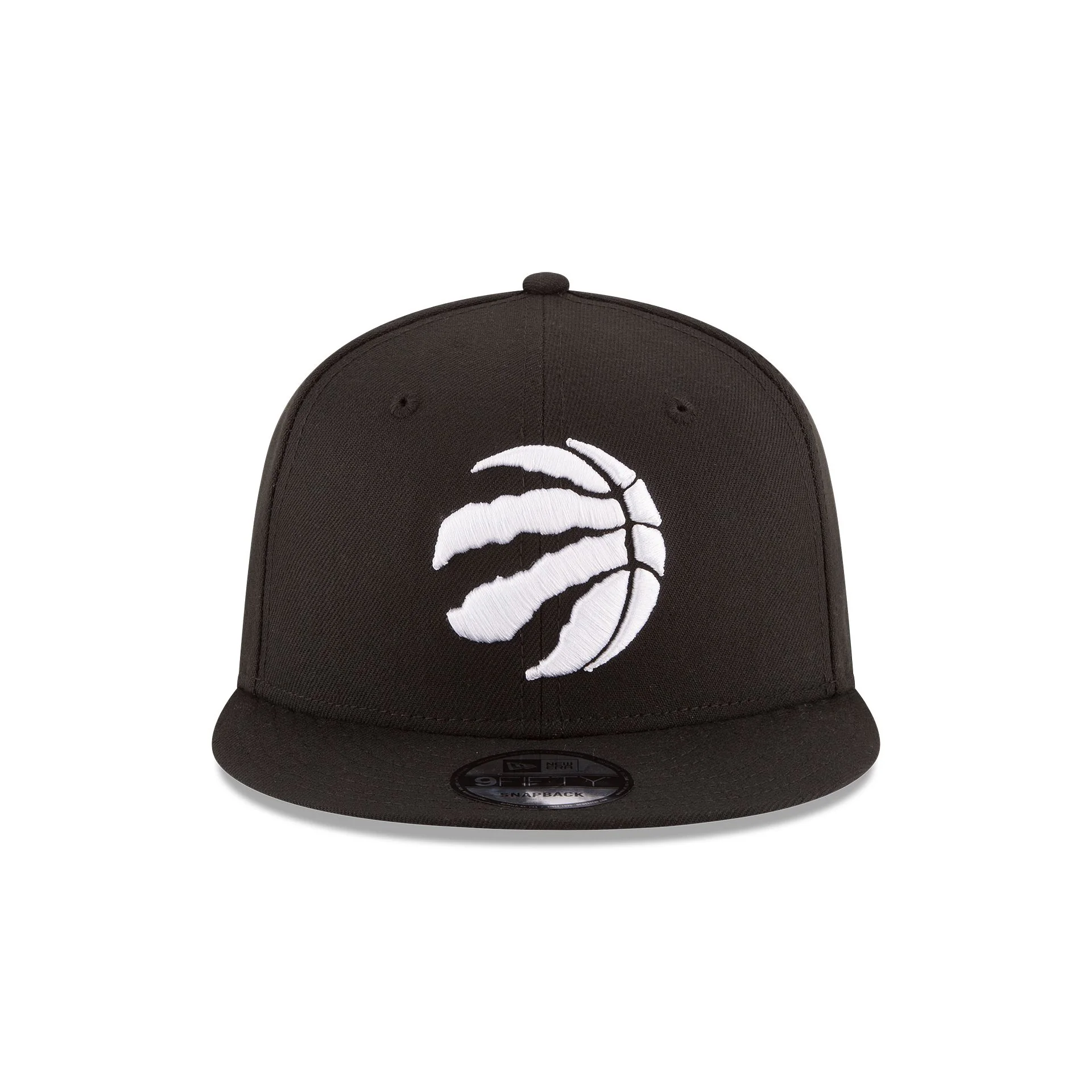 Toronto Raptors Basic Black & White 9FIFTY Snapback Hat