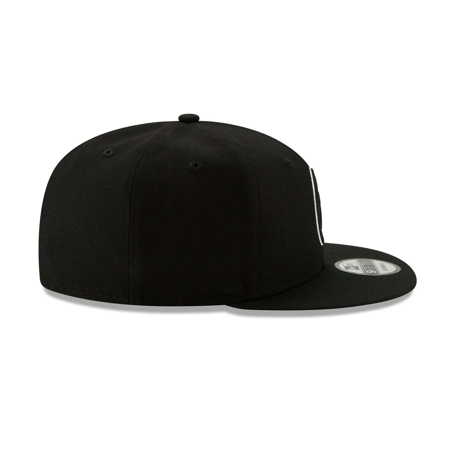 Denver Nuggets Basic Black & White 9FIFTY Snapback Hat