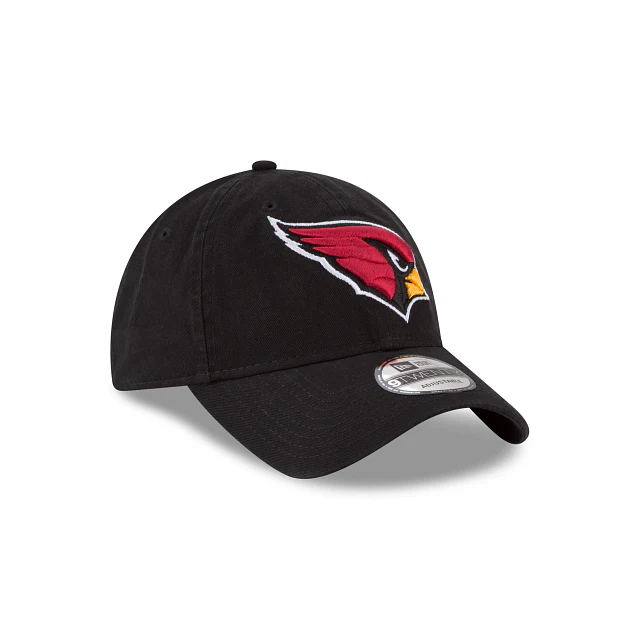 Arizona Cardinals Core Classic Black 9TWENTY Adjustable Hat