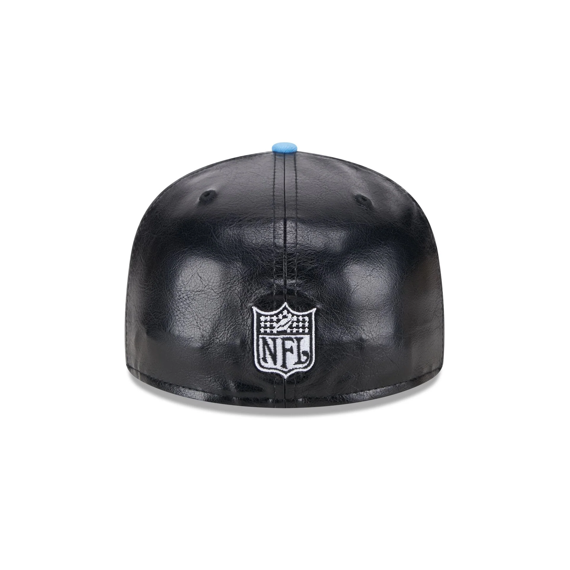 NFL Oilers Faux Leather Crown 59FIFTY Fitted Hat