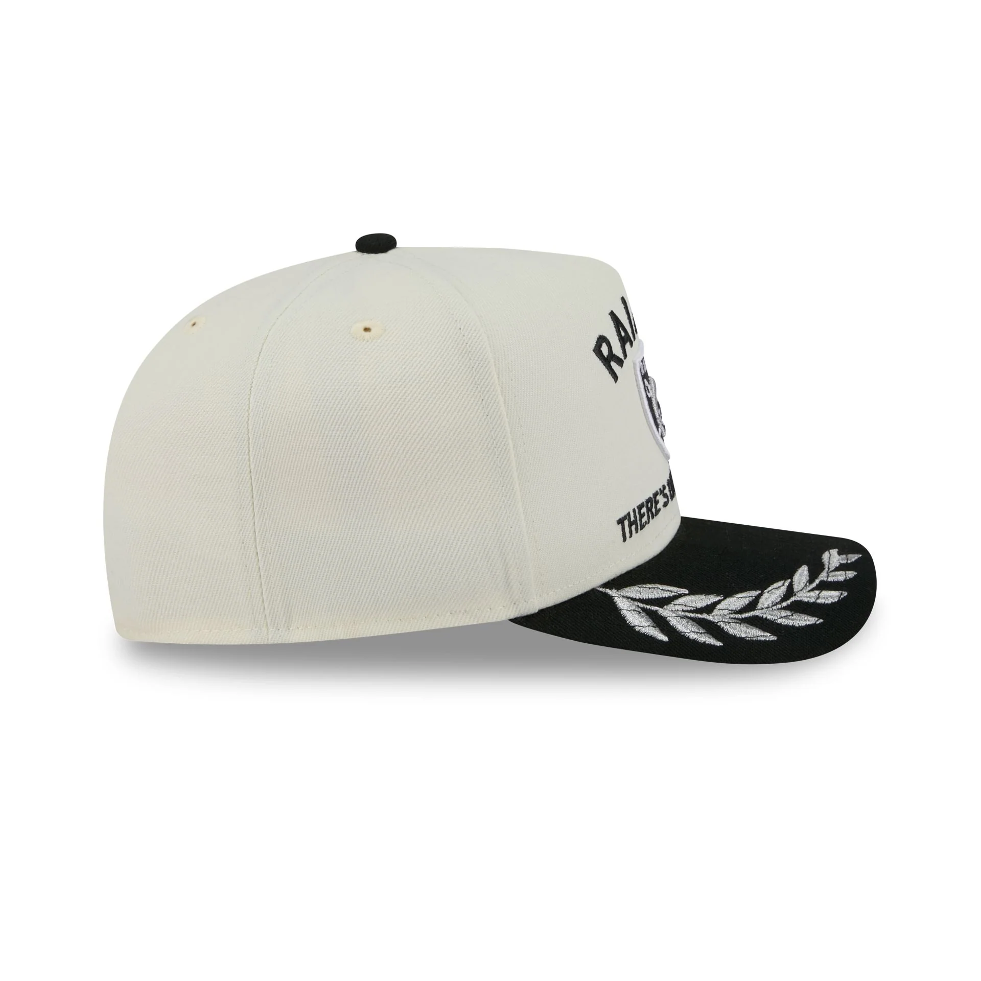 Las Vegas Raiders 2025 Draft Chrome White 59FIFTY A-Frame Fitted Hat