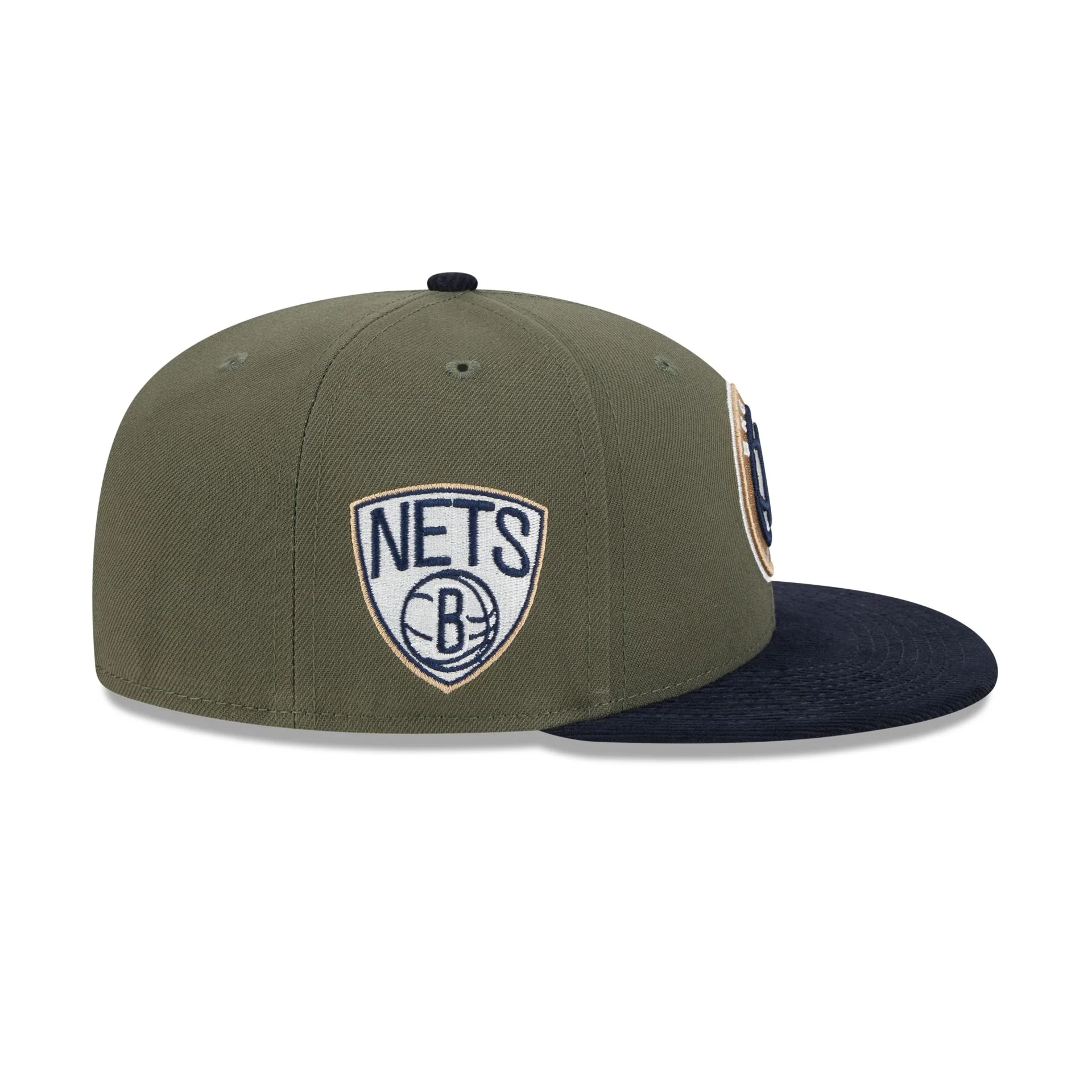 Brooklyn Nets Olive Green 59FIFTY Fitted Hat