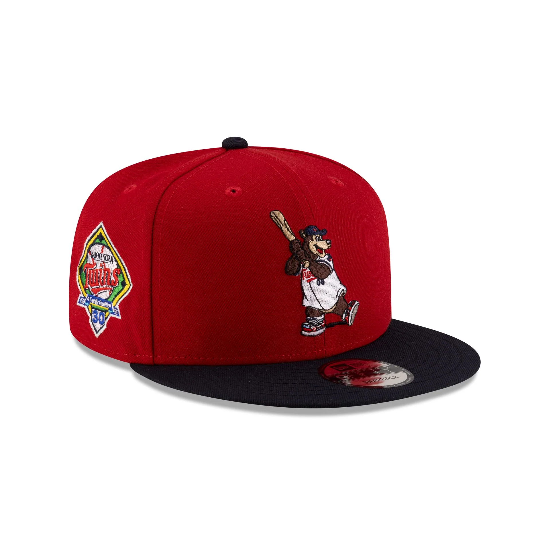Minnesota Twins Mascot Red 9FIFTY Snapback Hat