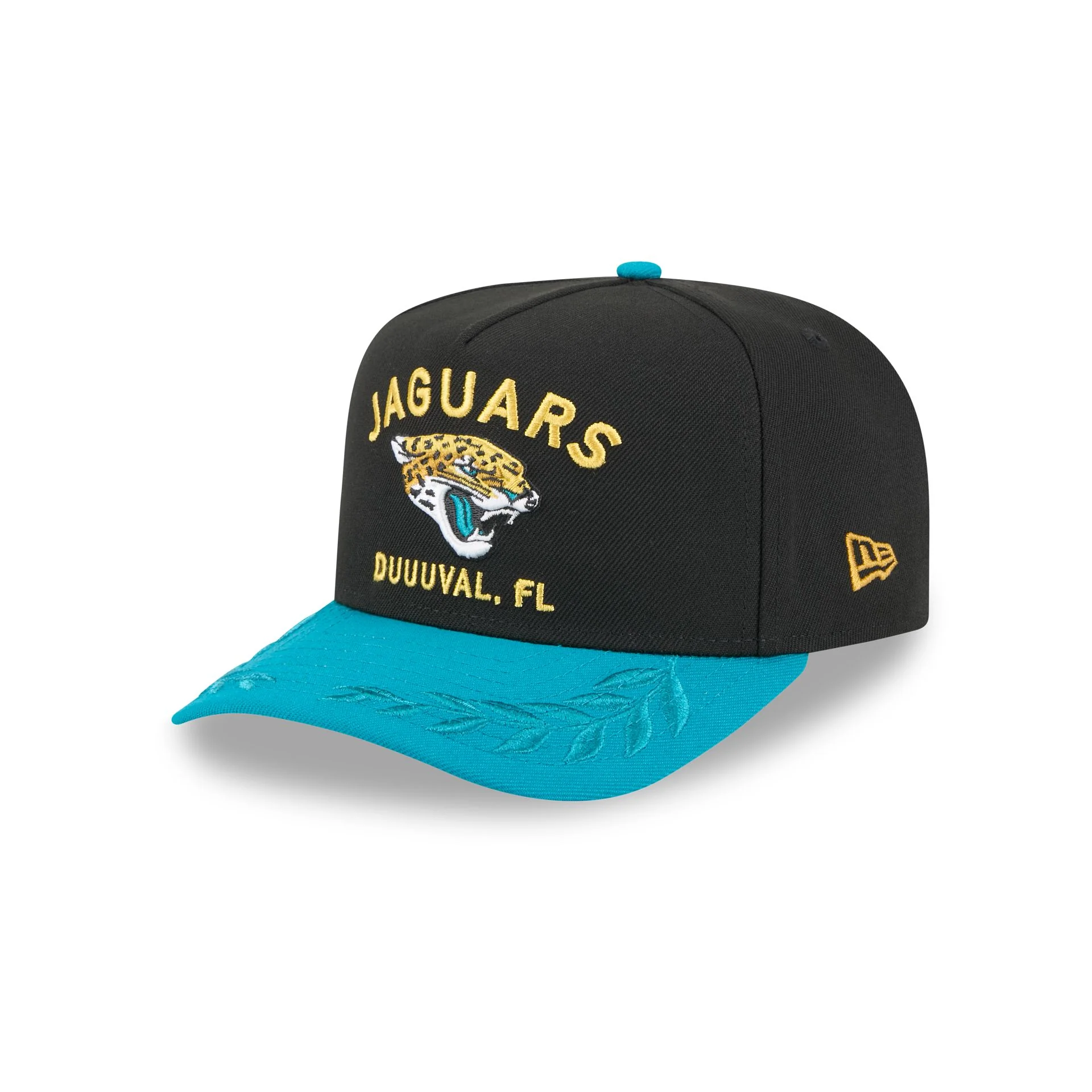 Jacksonville Jaguars 2025 Draft 9FIFTY A-Frame Snapback Hat