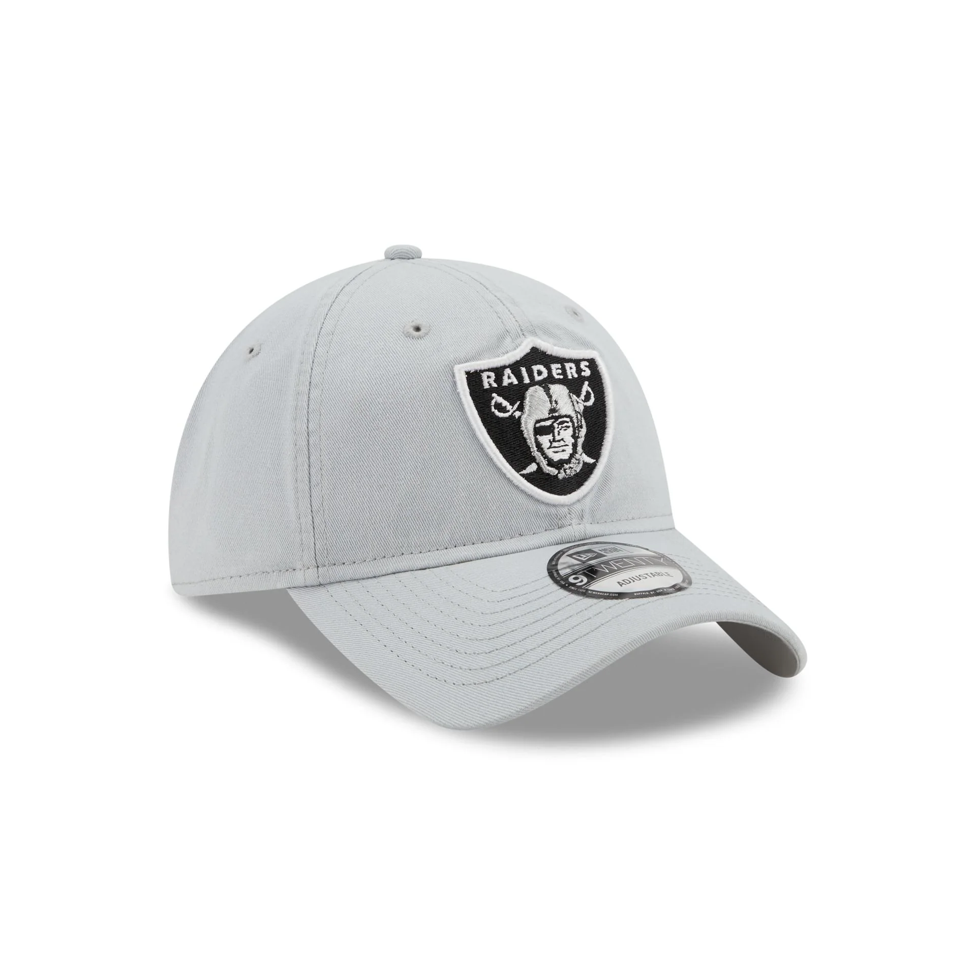Las Vegas Raiders Core Classic Gray 9TWENTY Adjustable Hat
