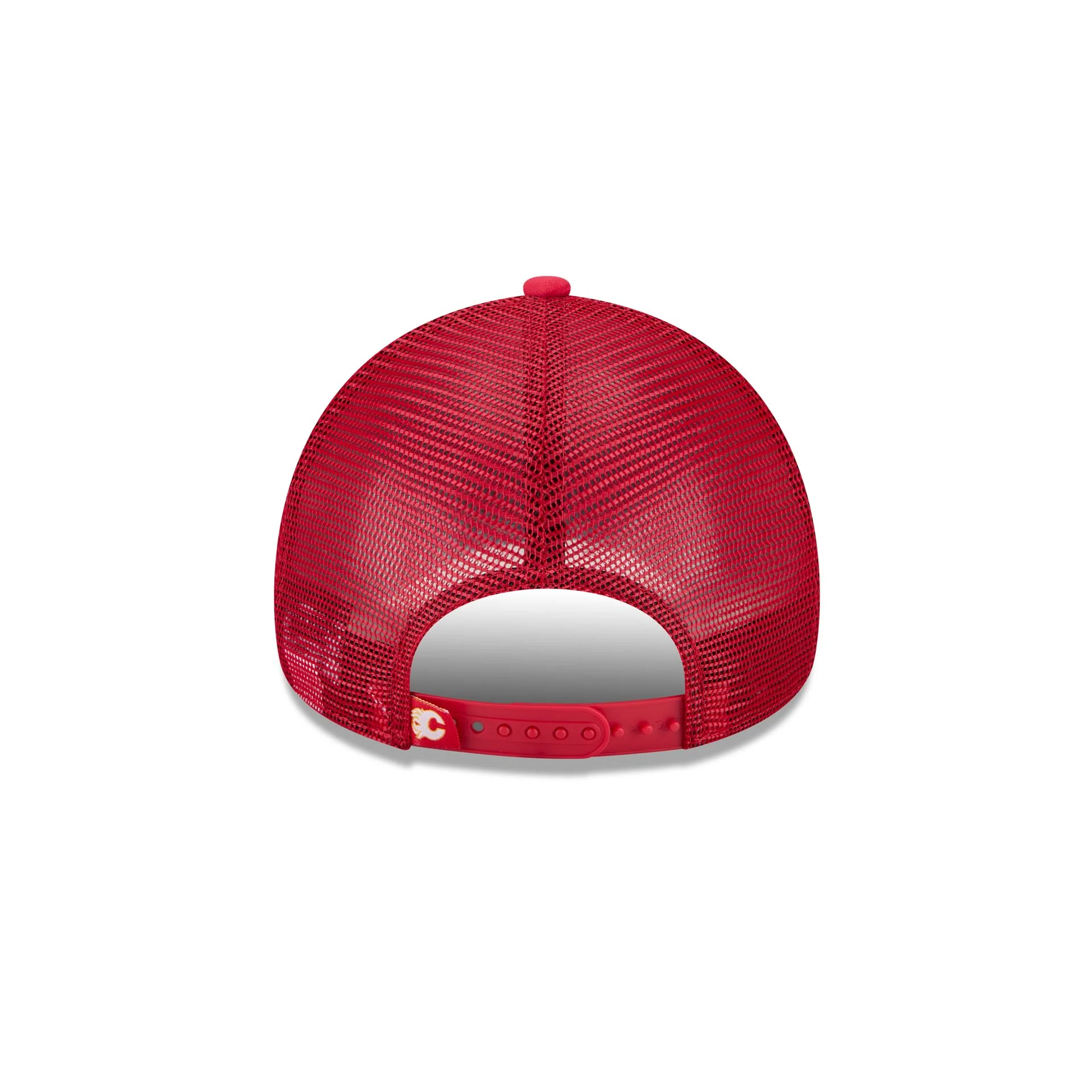 Calgary Flames Distressed 9FORTY A-Frame Trucker Hat