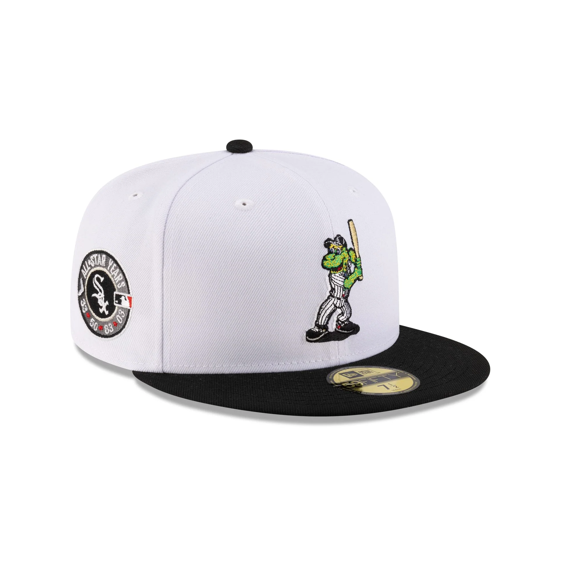 Chicago White Sox Mascot White 59FIFTY Fitted Hat
