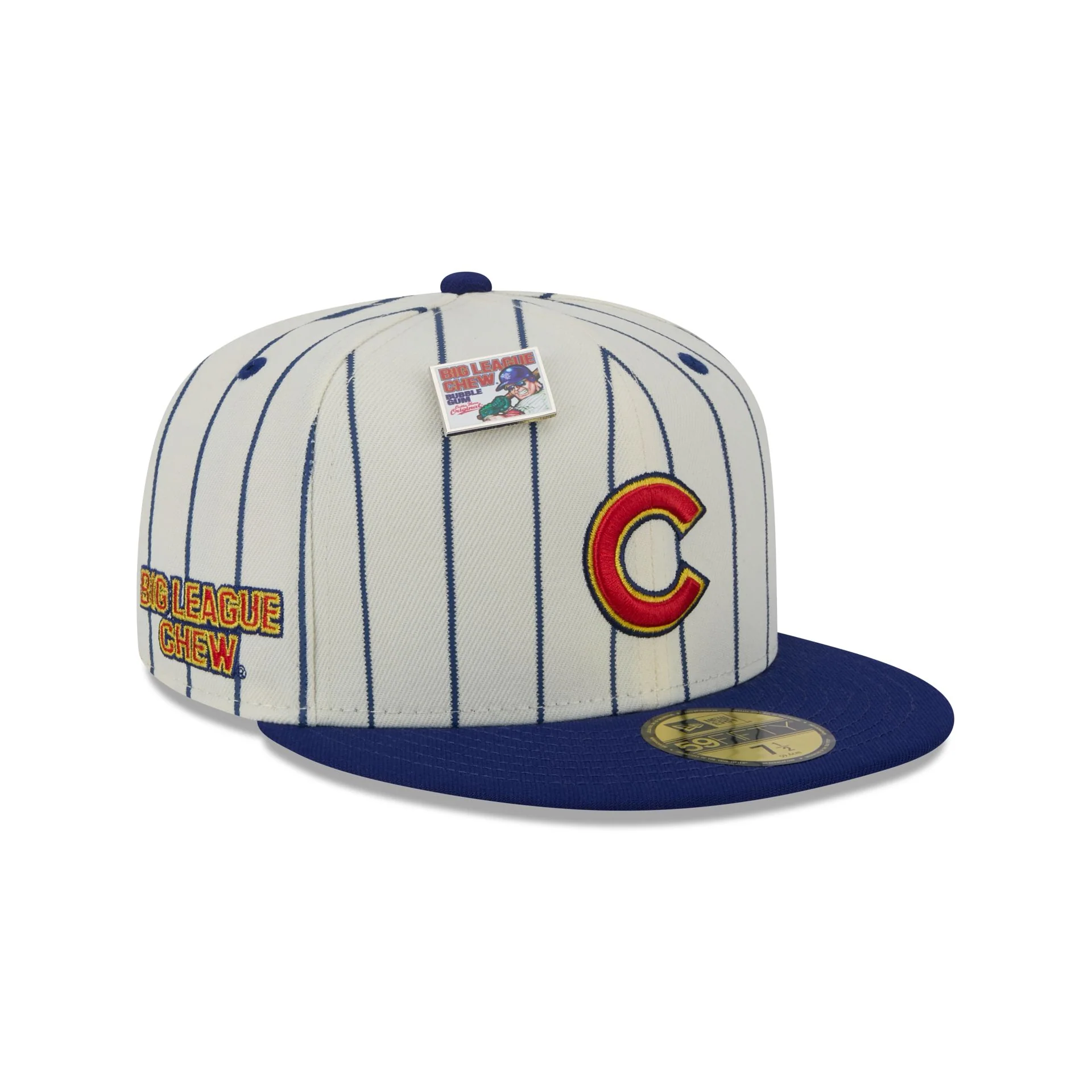 Big League Chew X Chicago Cubs Pinstripe 59FIFTY Fitted Hat