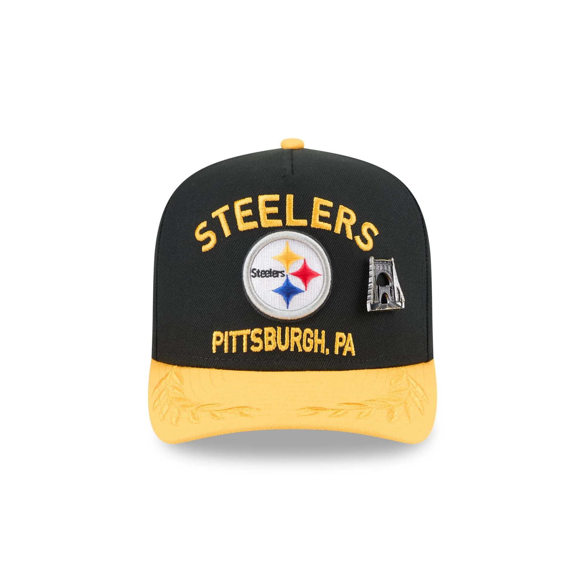 Pittsburgh Steelers 2025 Draft Black 59FIFTY A-Frame Fitted Hat