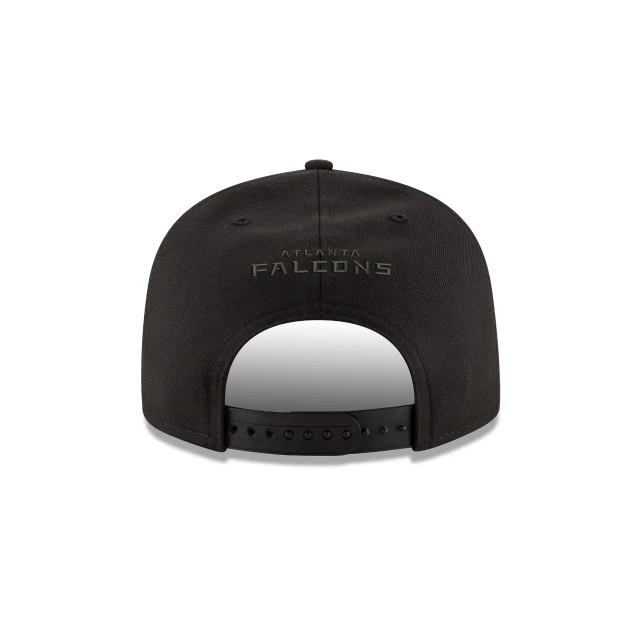 Atlanta Falcons Black On Black 9FIFTY Snapback Hat