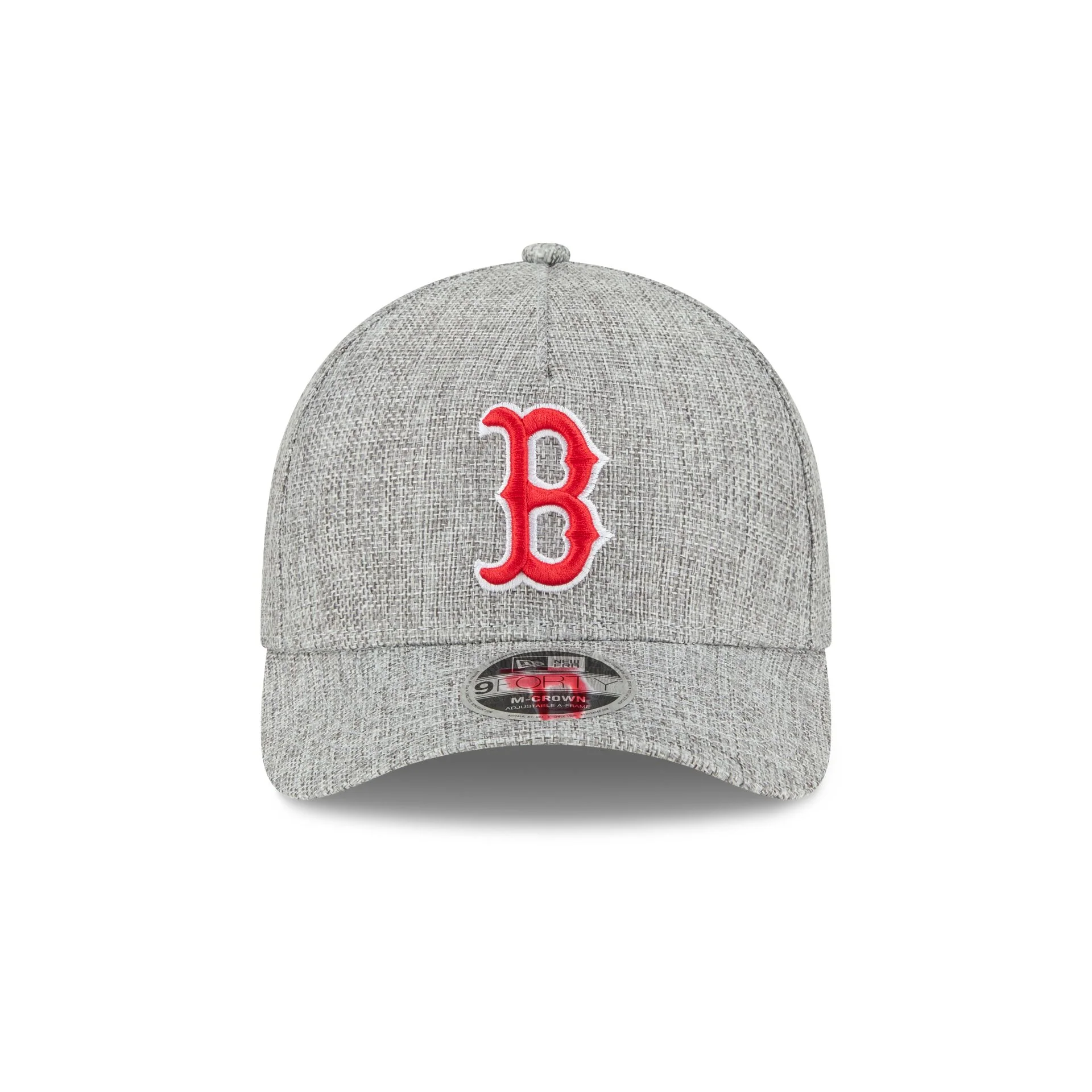 Boston Red Sox Cotton Weave Gray 9FORTY M-Crown A-Frame Snapback Hat