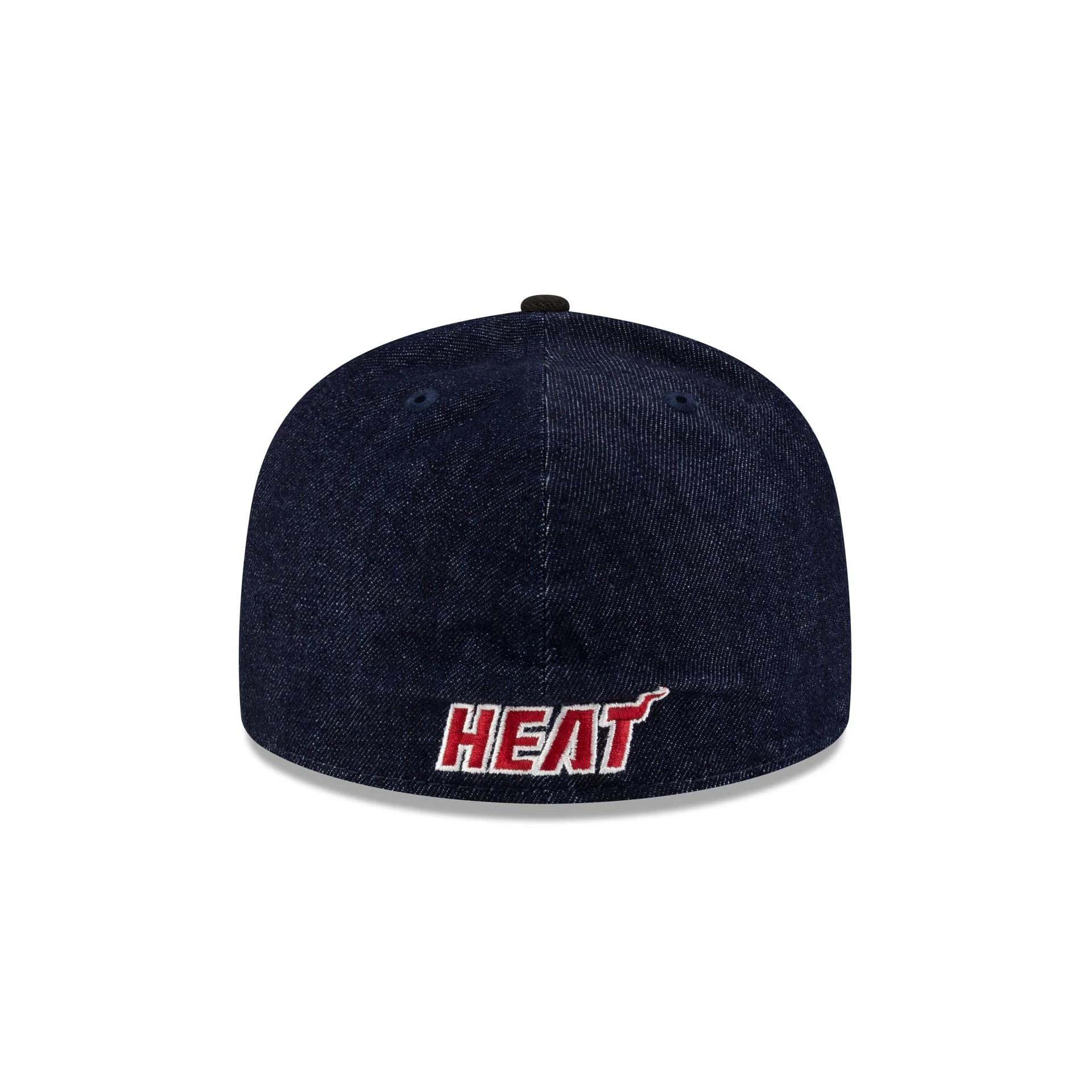 Miami Heat Navy Denim 59FIFTY A-Frame Fitted Hat