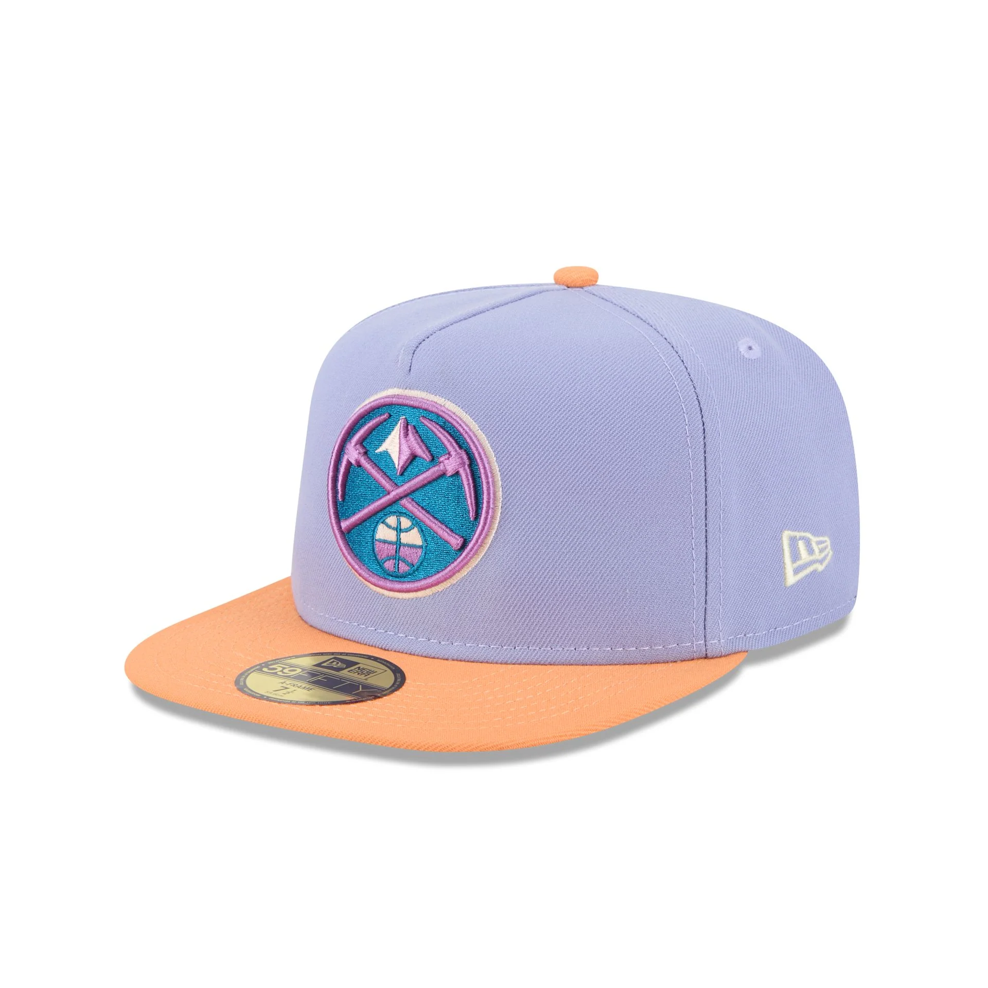 Denver Nuggets Lavender 59FIFTY A-Frame Fitted Hat