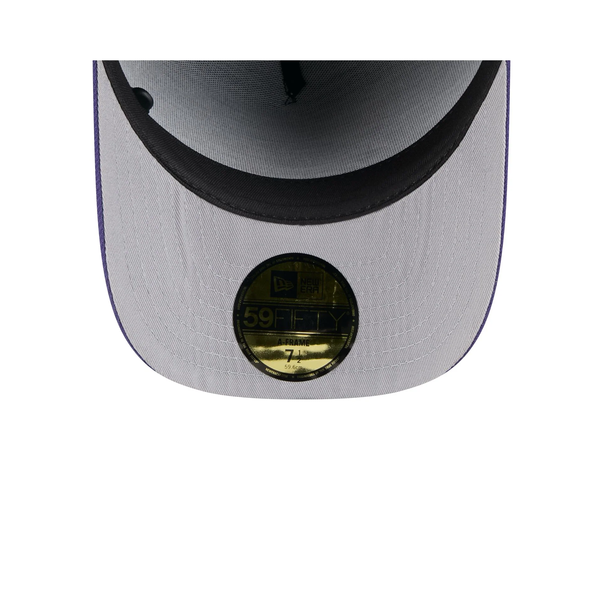 Baltimore Ravens 2025 Draft Black 59FIFTY A-Frame Fitted Hat